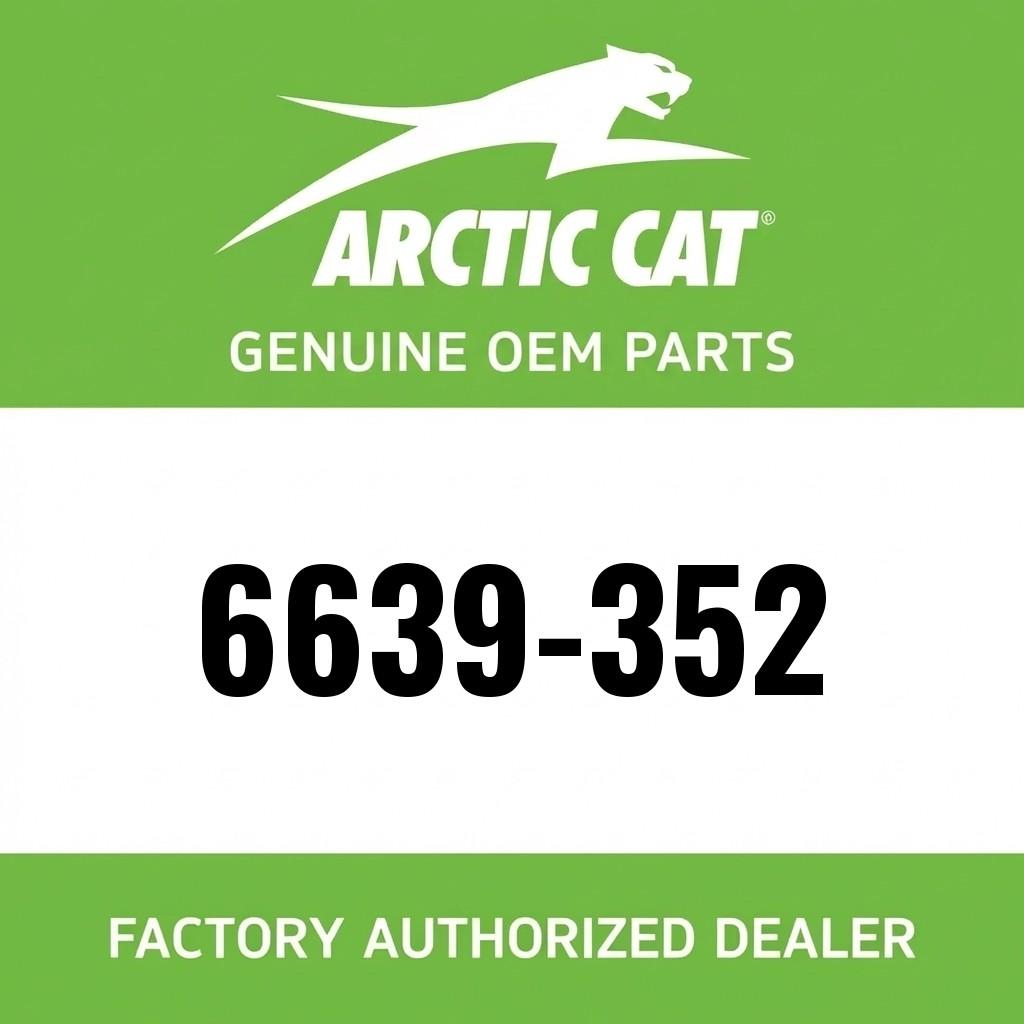 Arctic Cat Team Arctic Windshield Side Deflectors - Orange - 2012-2018 ZR F XF M image 1