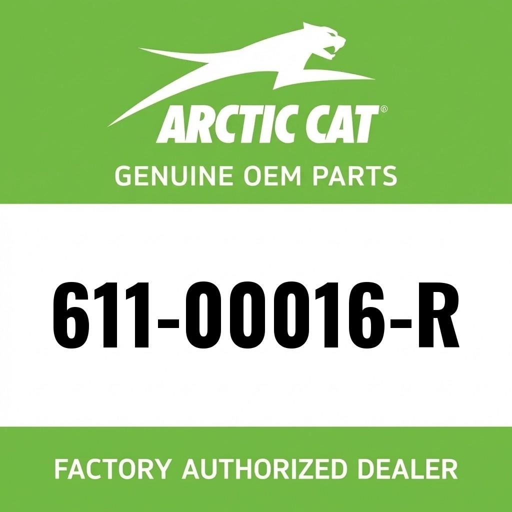 Decal, Hood - "Arctic Cat" - Black- Right image 1