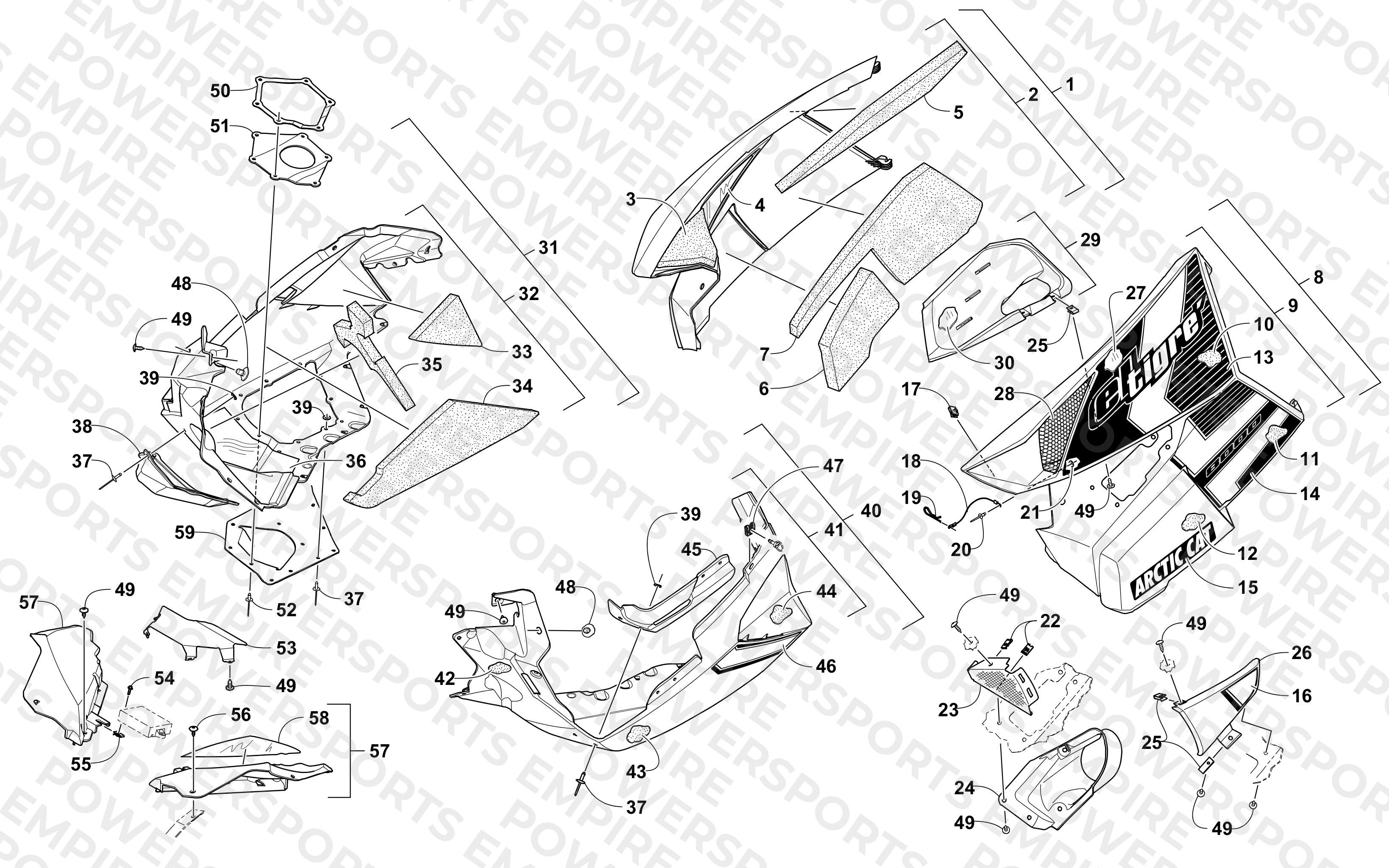 SKID PLATE AND SIDE PANEL ASSEMBLY