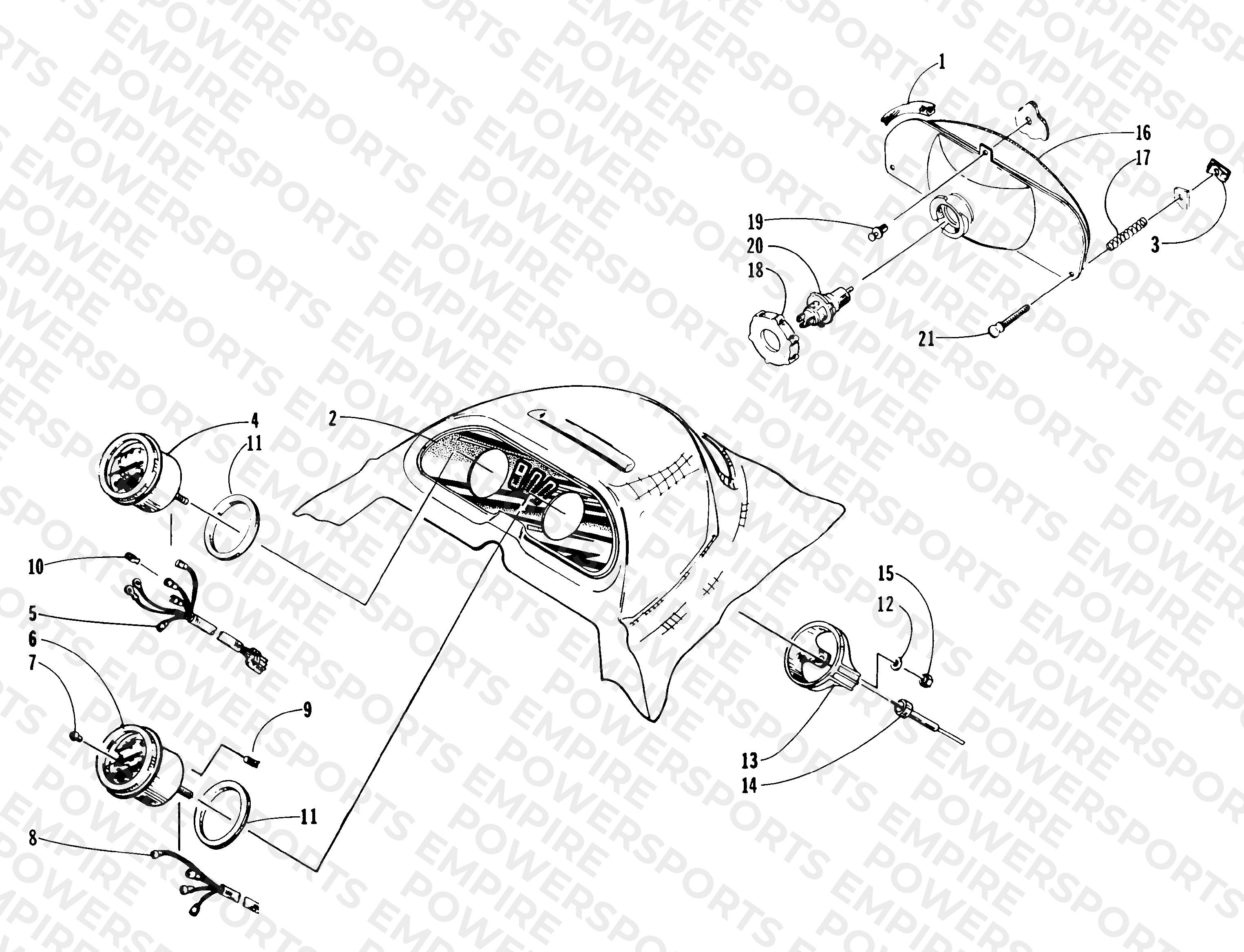 HEADLIGHT AND INSTRUMENTS
