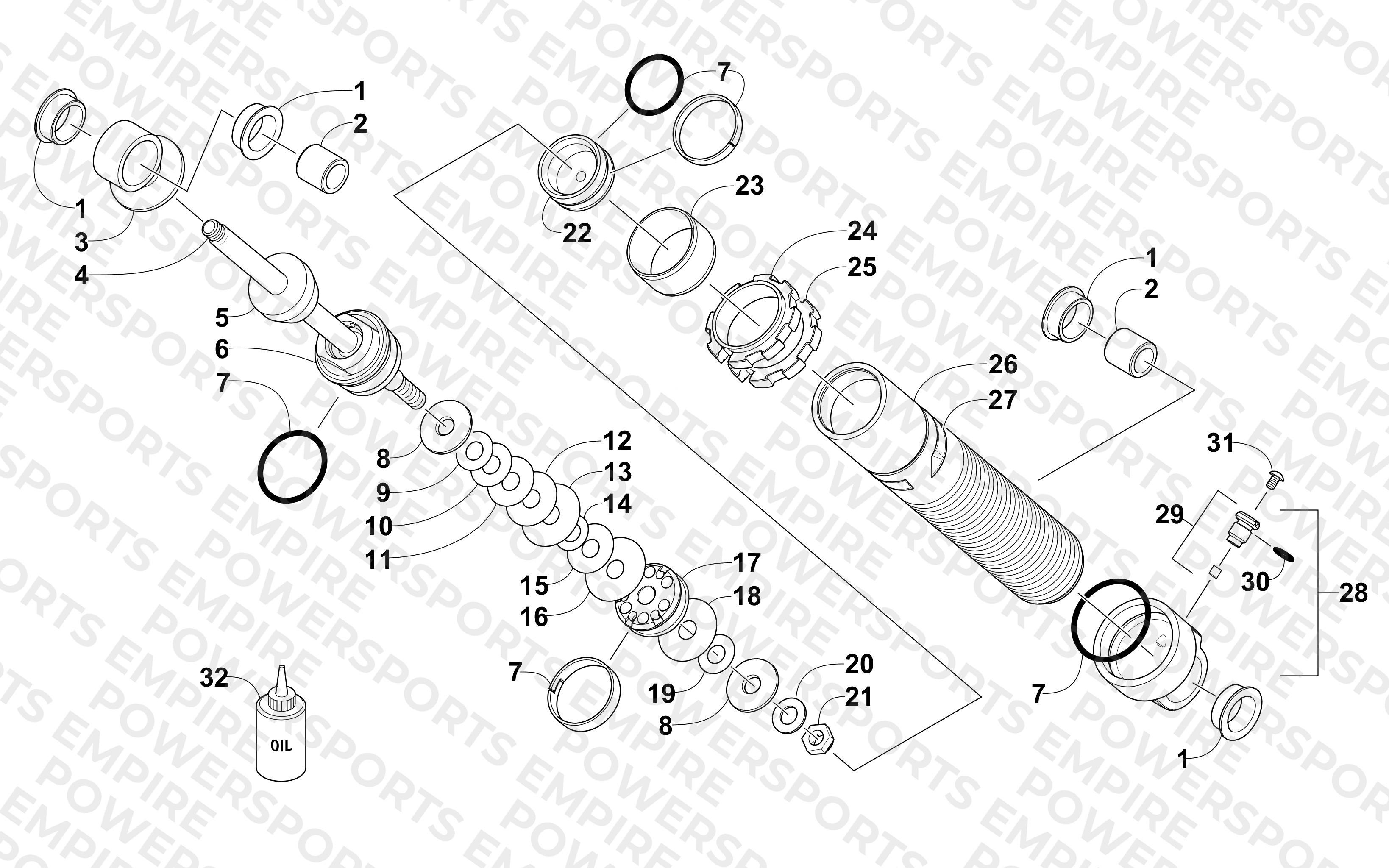 FRONT SUSPENSION SHOCK ABSORBER