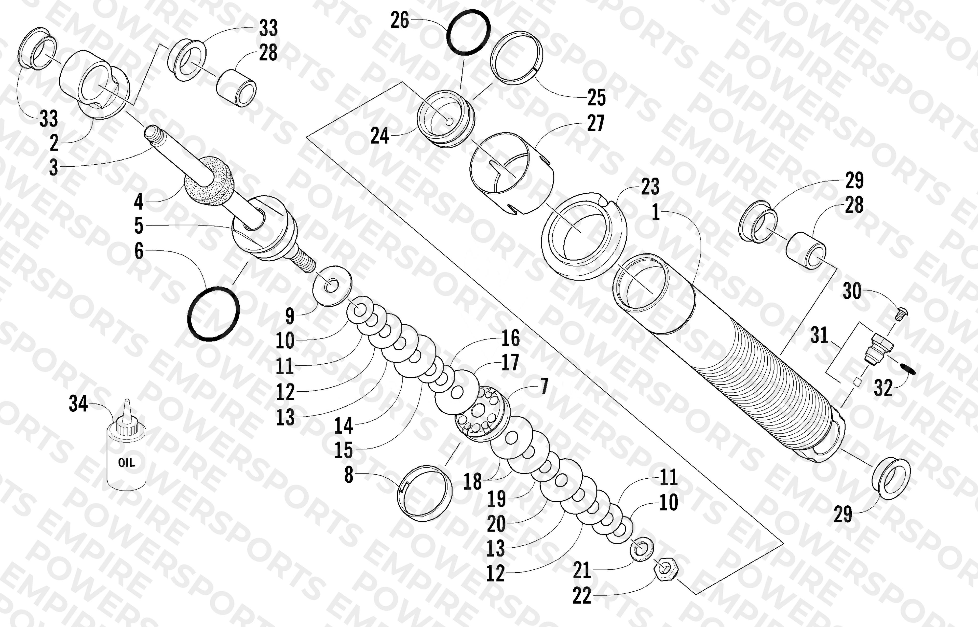 FRONT SUSPENSION SHOCK ABSORBER