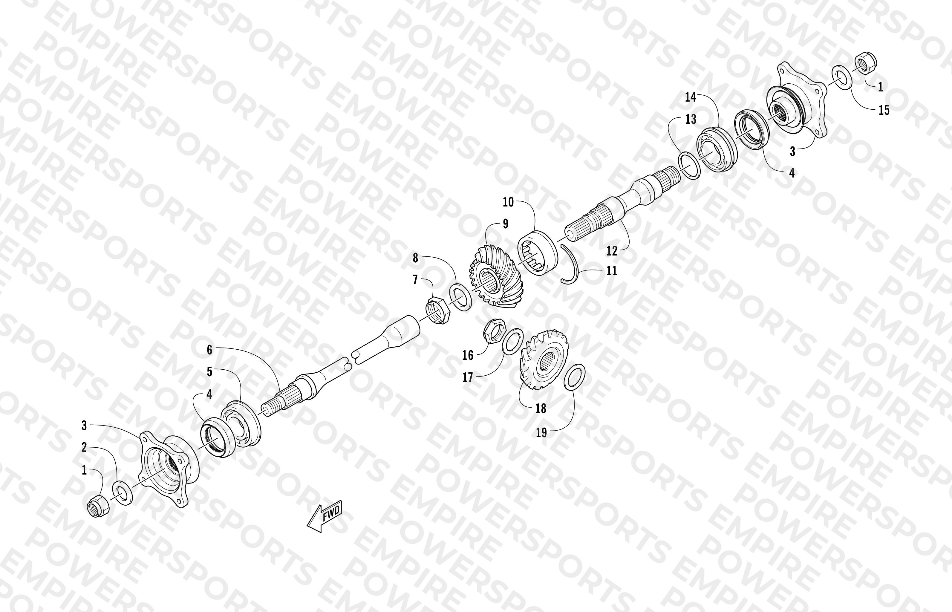 SECONDARY DRIVE ASSEMBLY