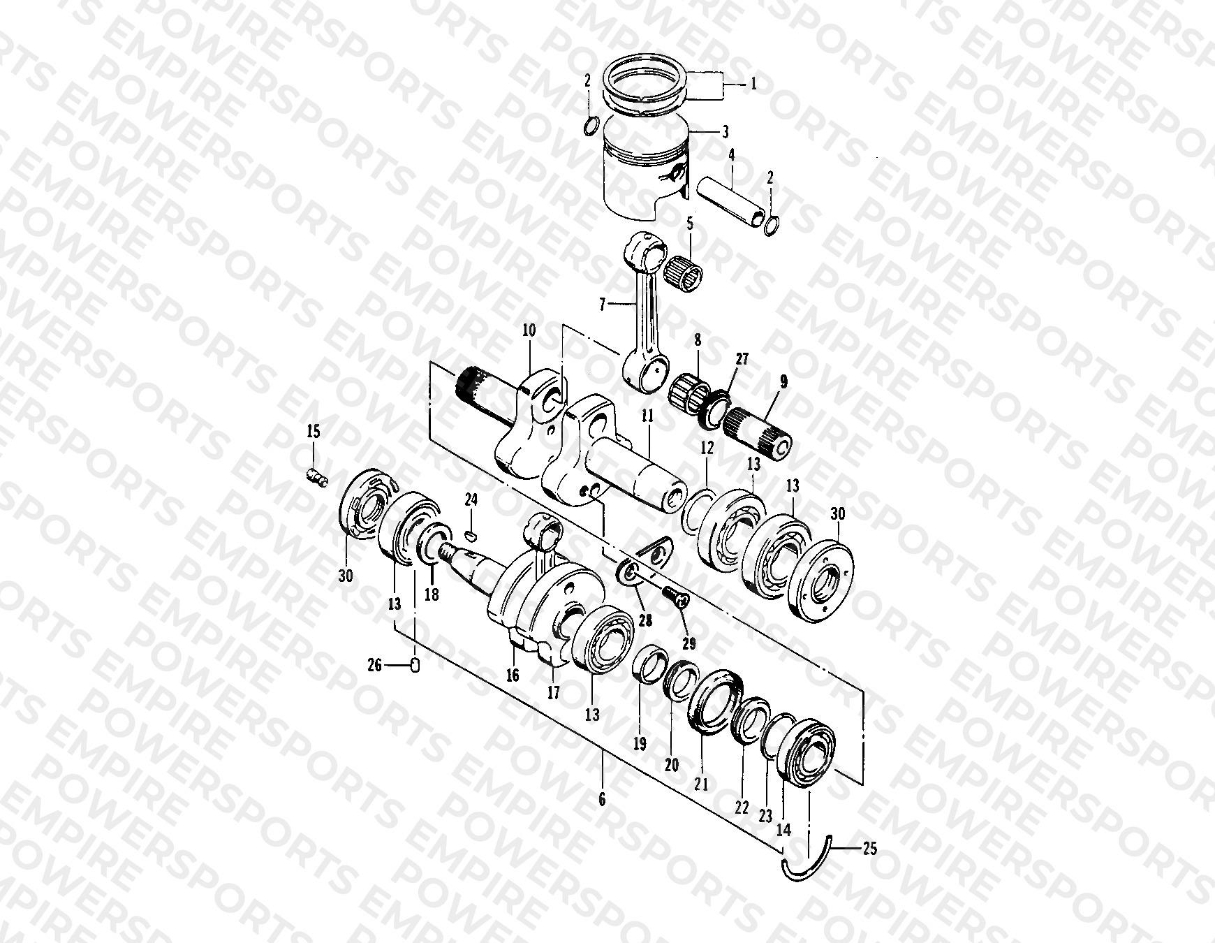 PISTON AND CRANKSHAFT