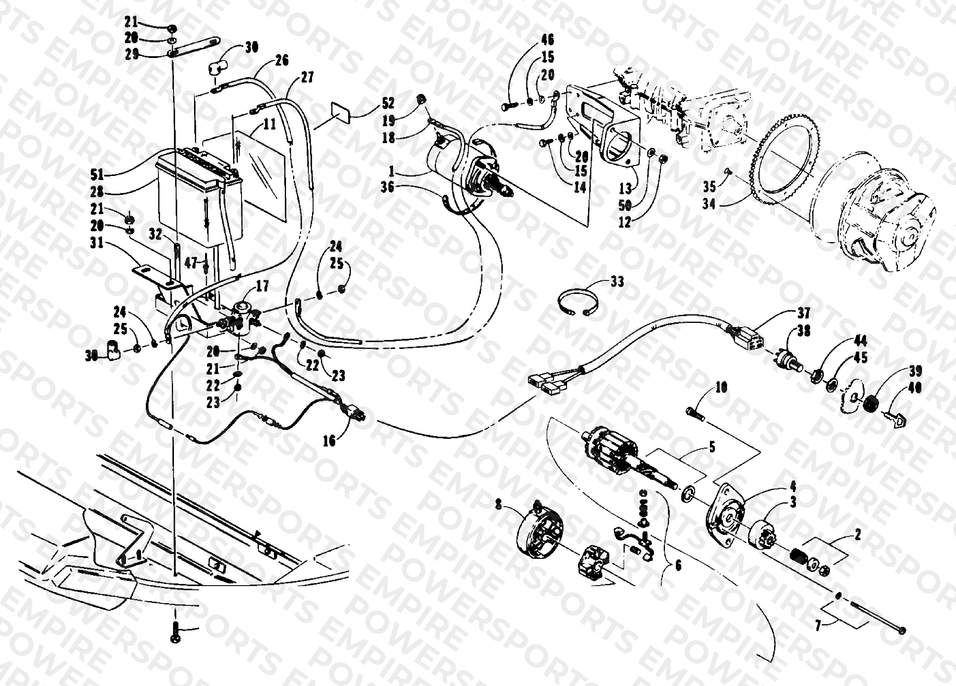 ELECTRIC START ASSEMBLY