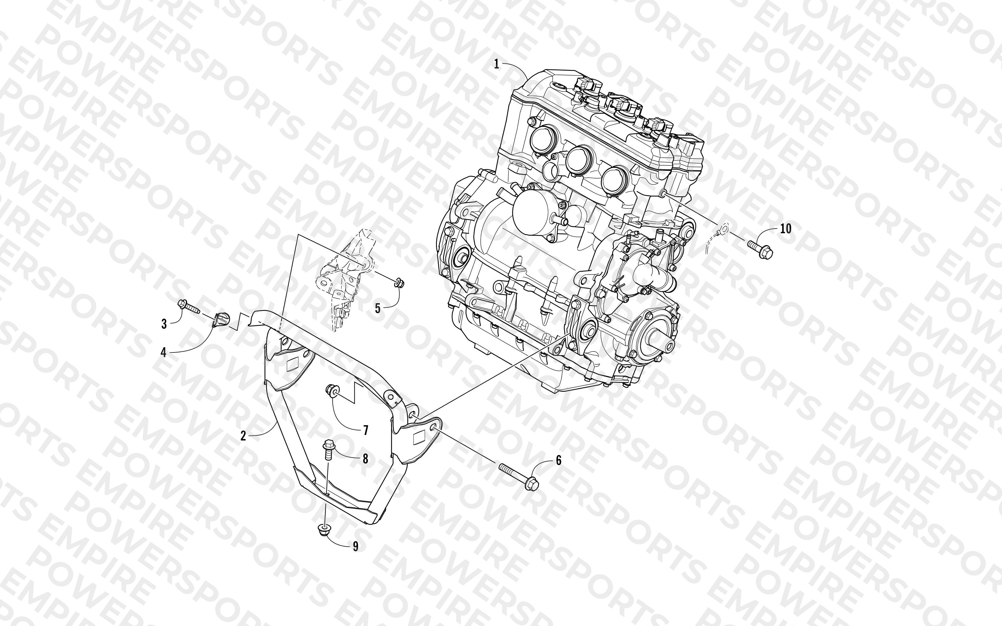 ENGINE AND RELATED PARTS