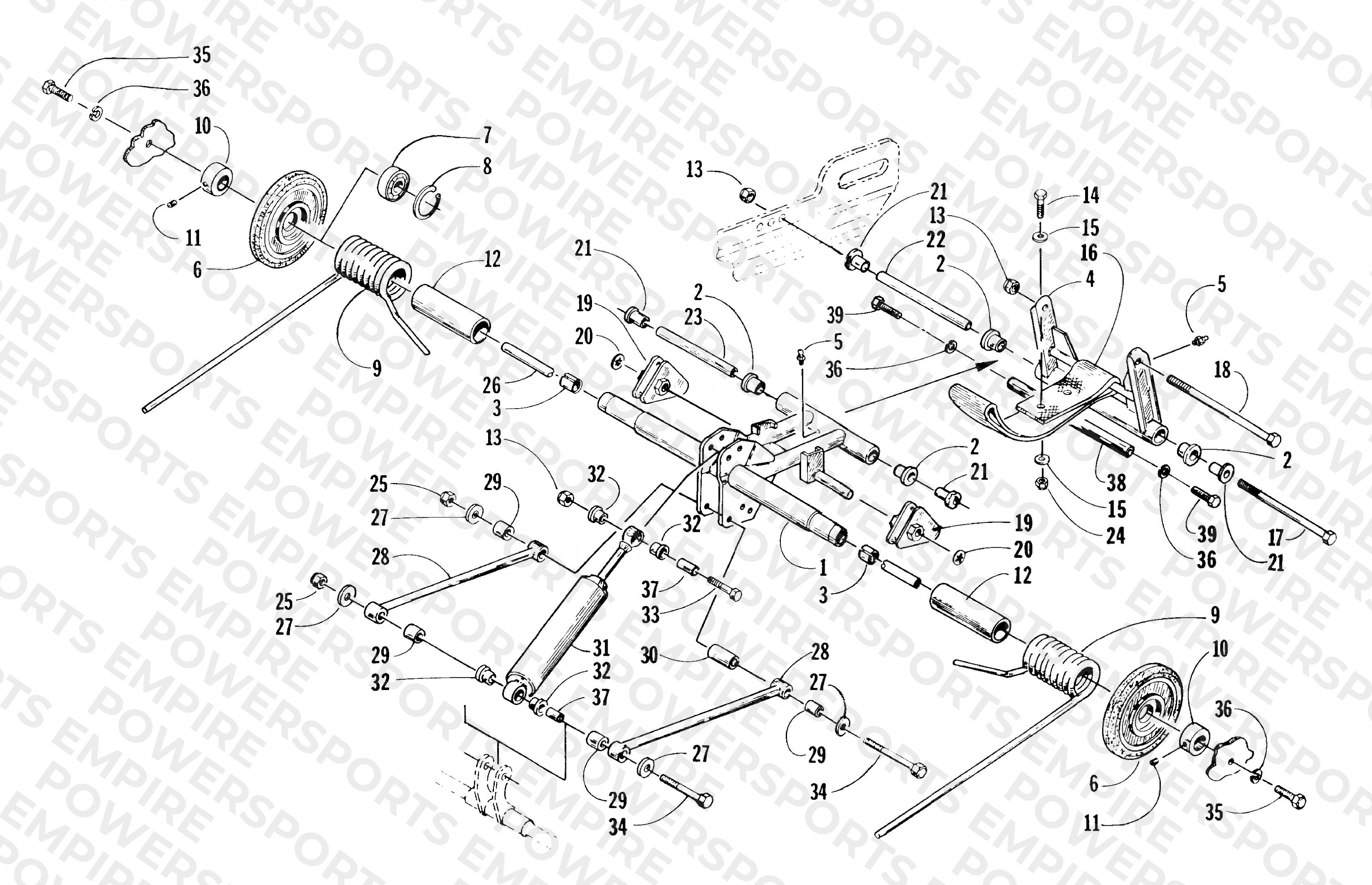 REAR SUSPENSION/REAR ARM ASSEMBLY