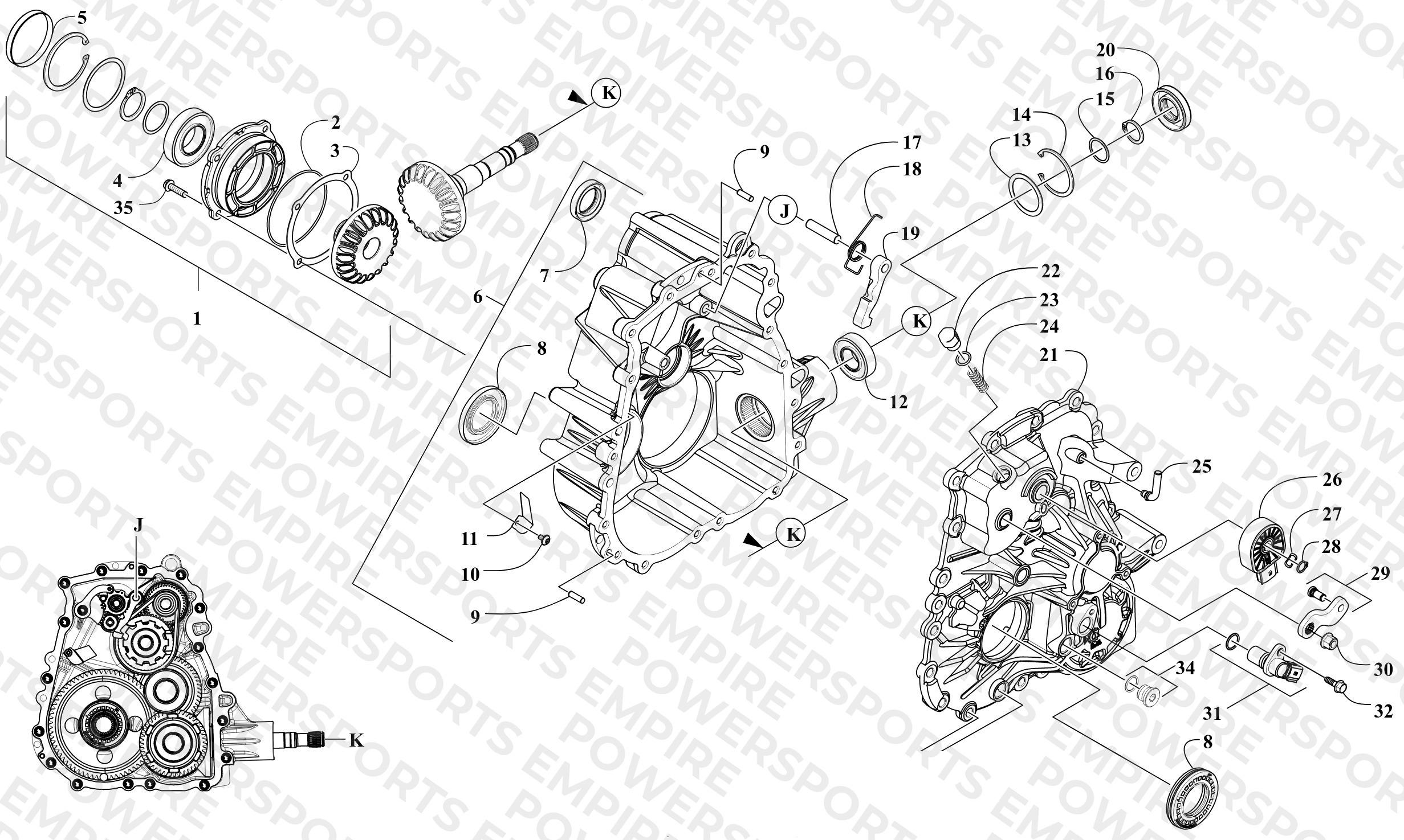 TRANSAXLE CASE/COVER