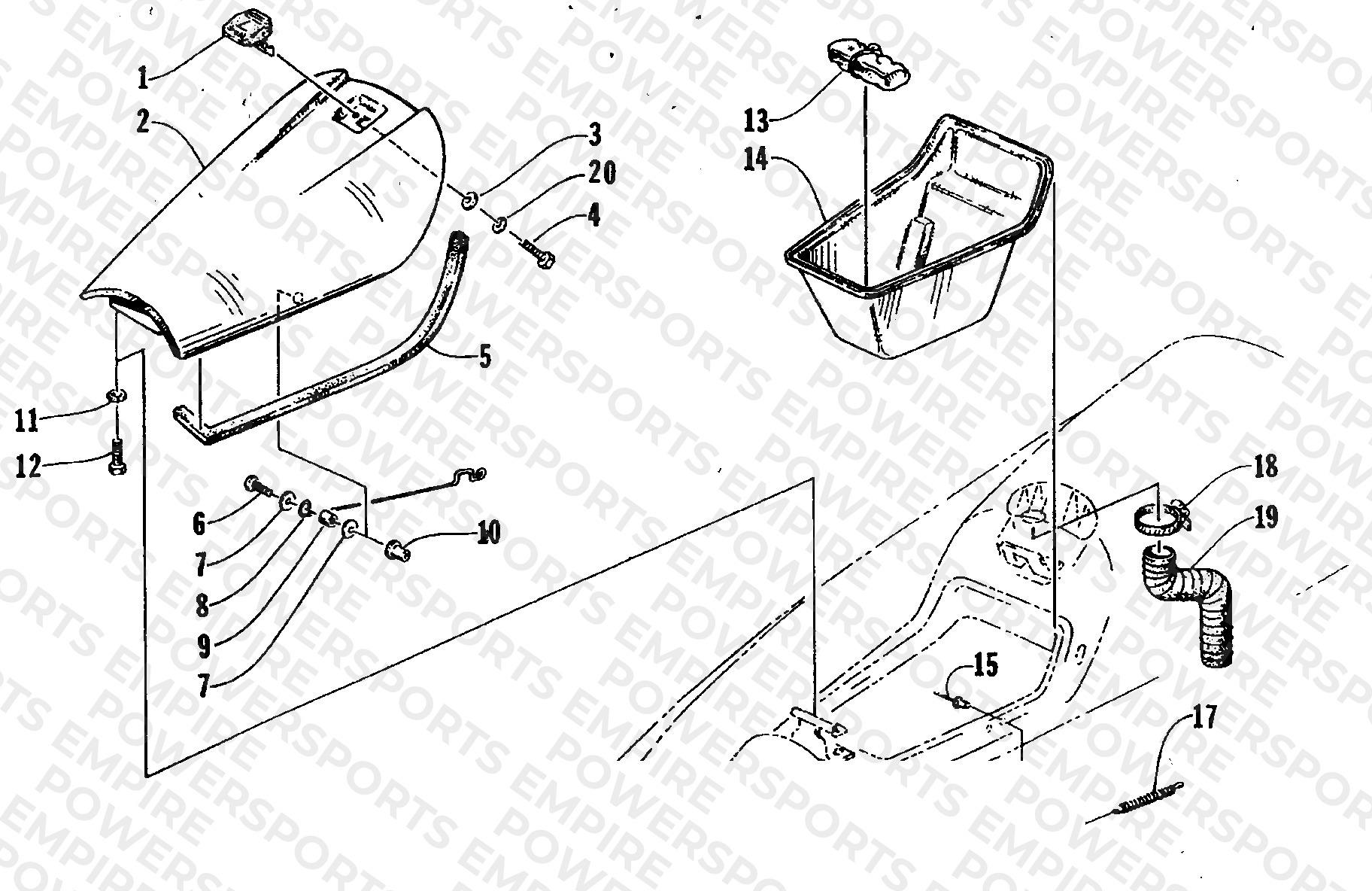 HATCH COVER AND STORAGE TRAY