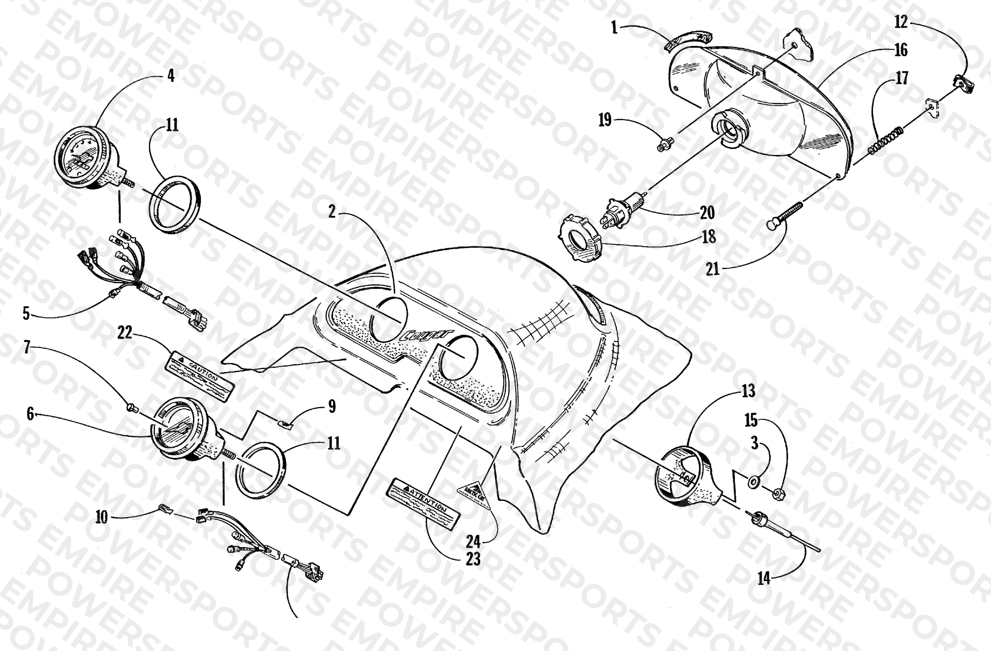 HEADLIGHT AND INSTRUMENT POD