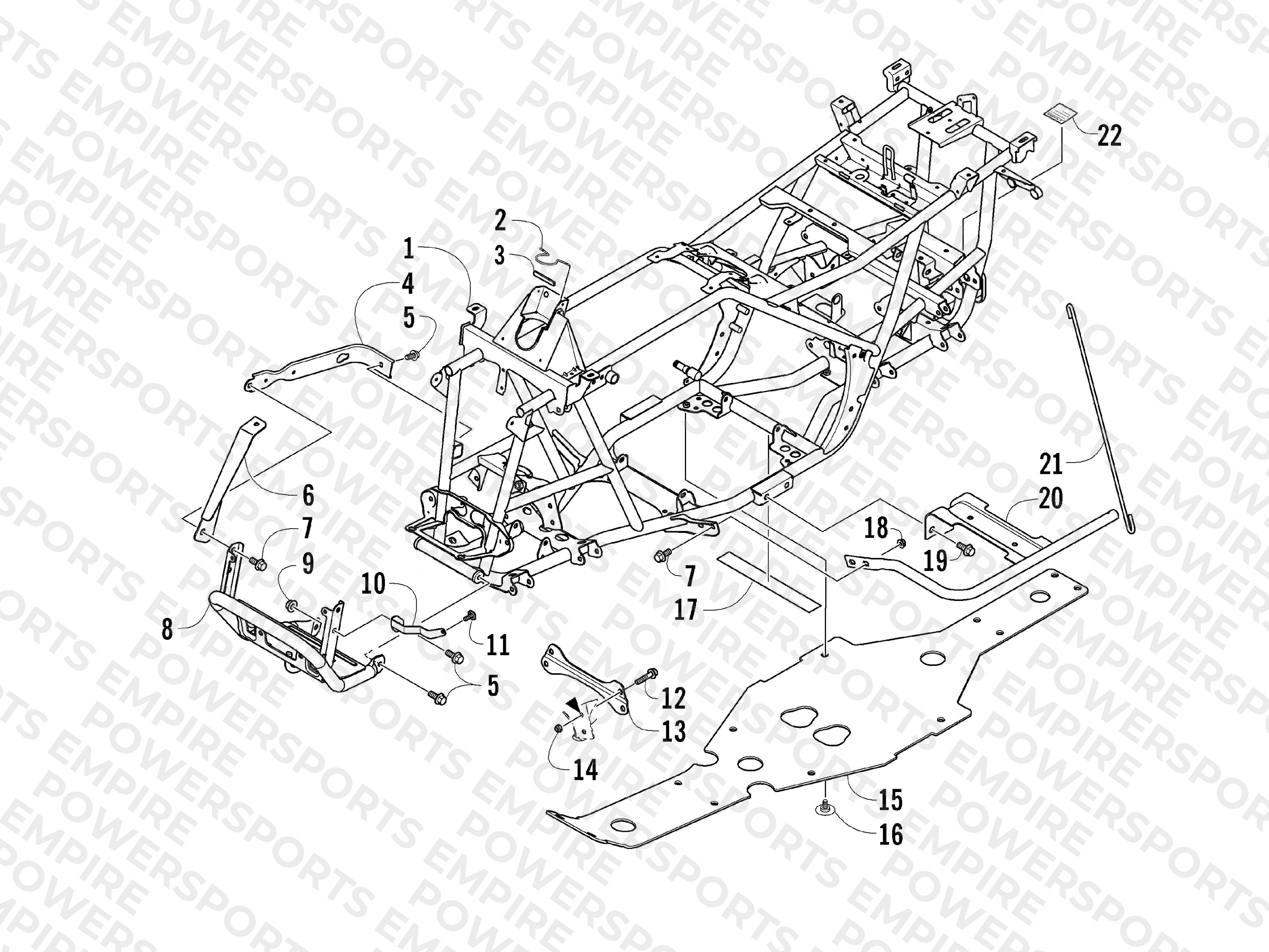 FRAME AND RELATED PARTS