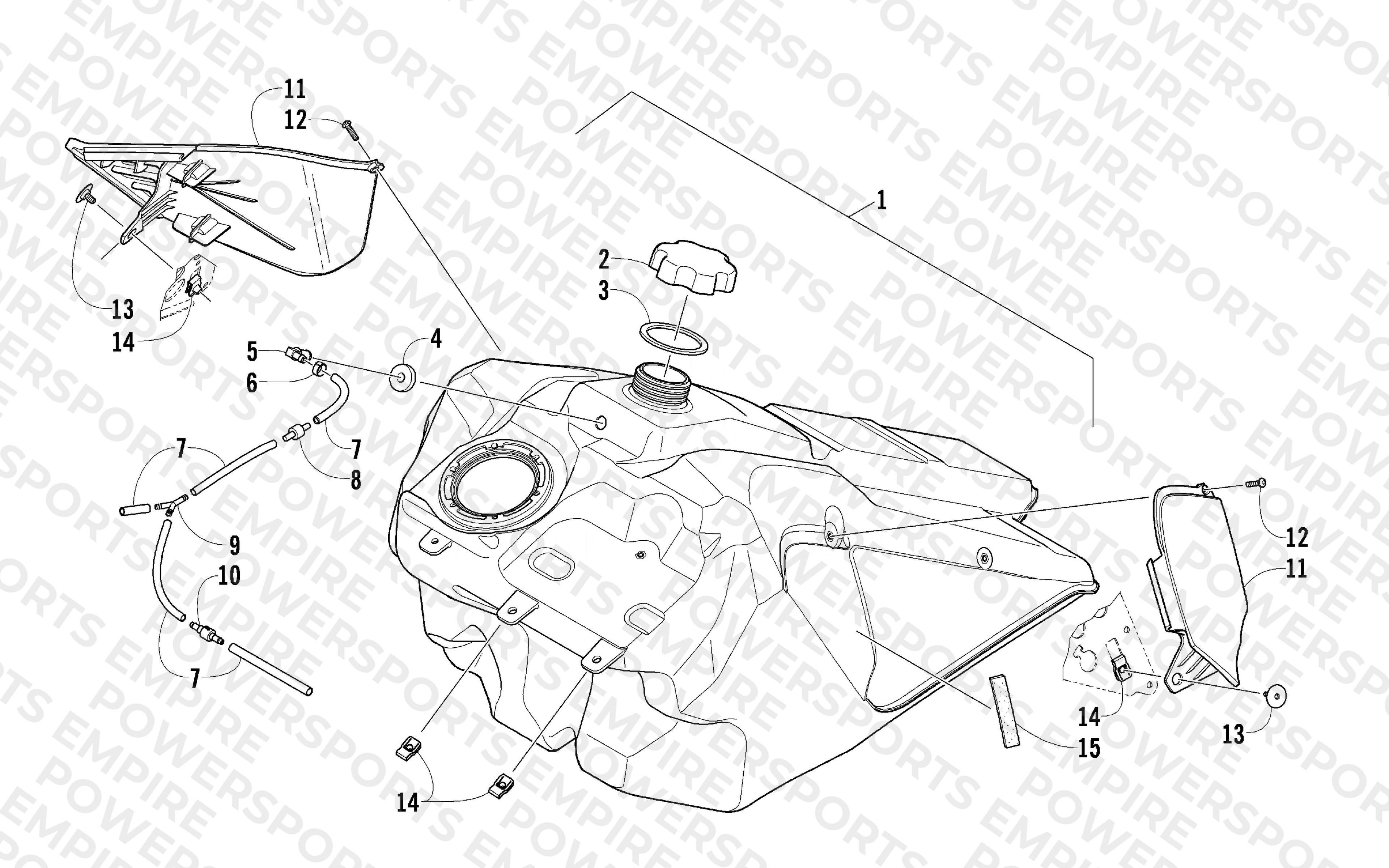 GAS TANK ASSEMBLY