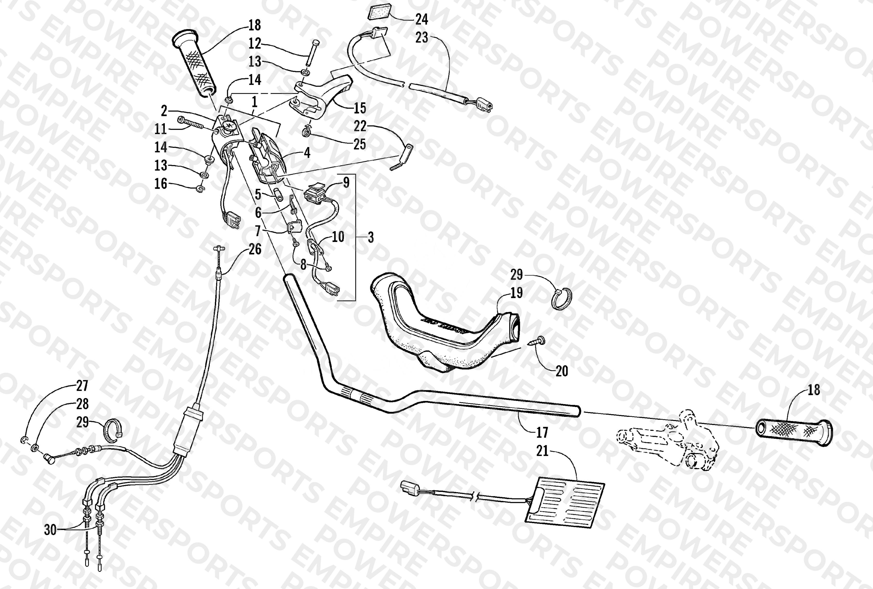 HANDLEBAR AND CONTROLS
