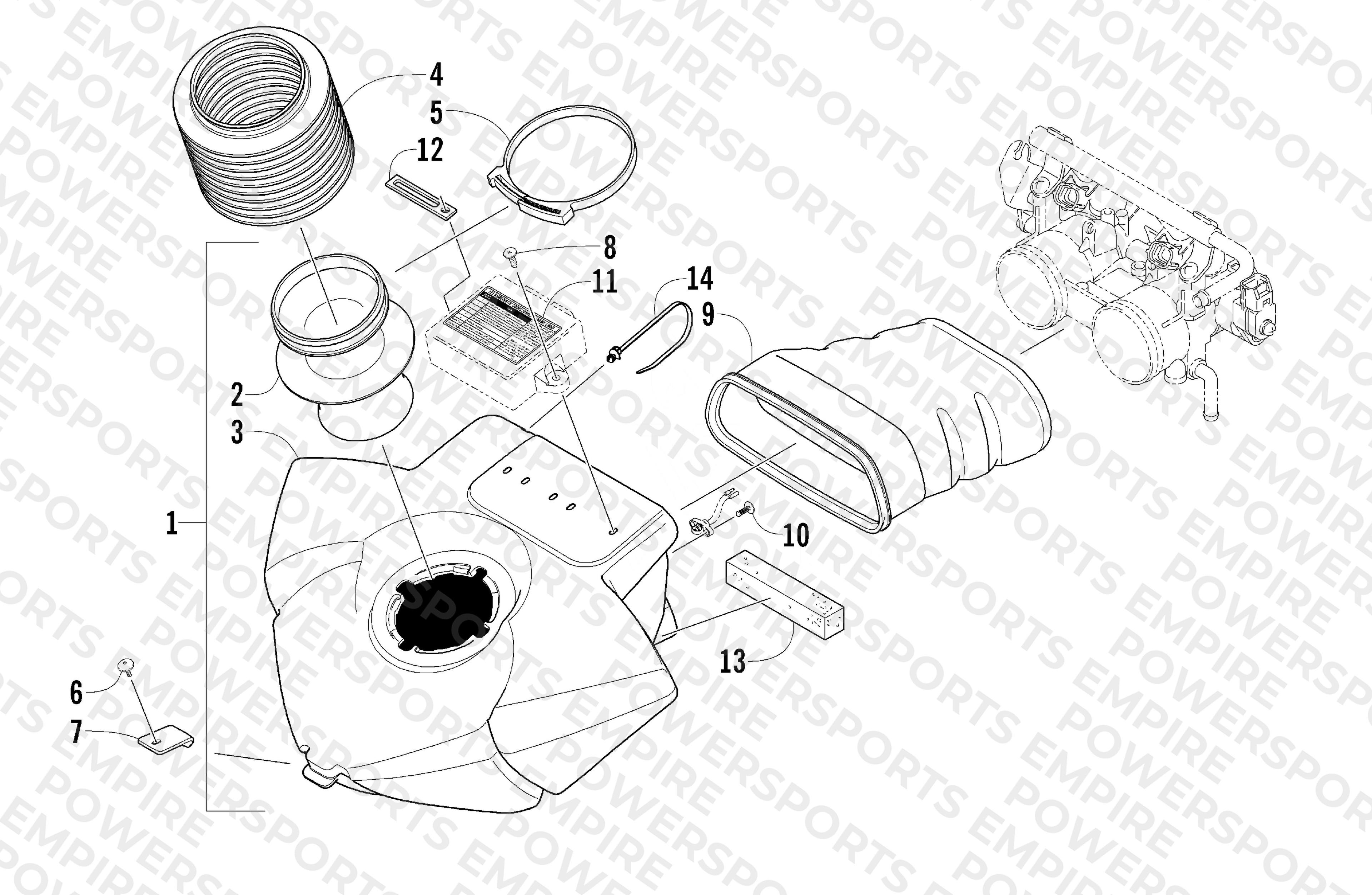 AIR SILENCER ASSEMBLY