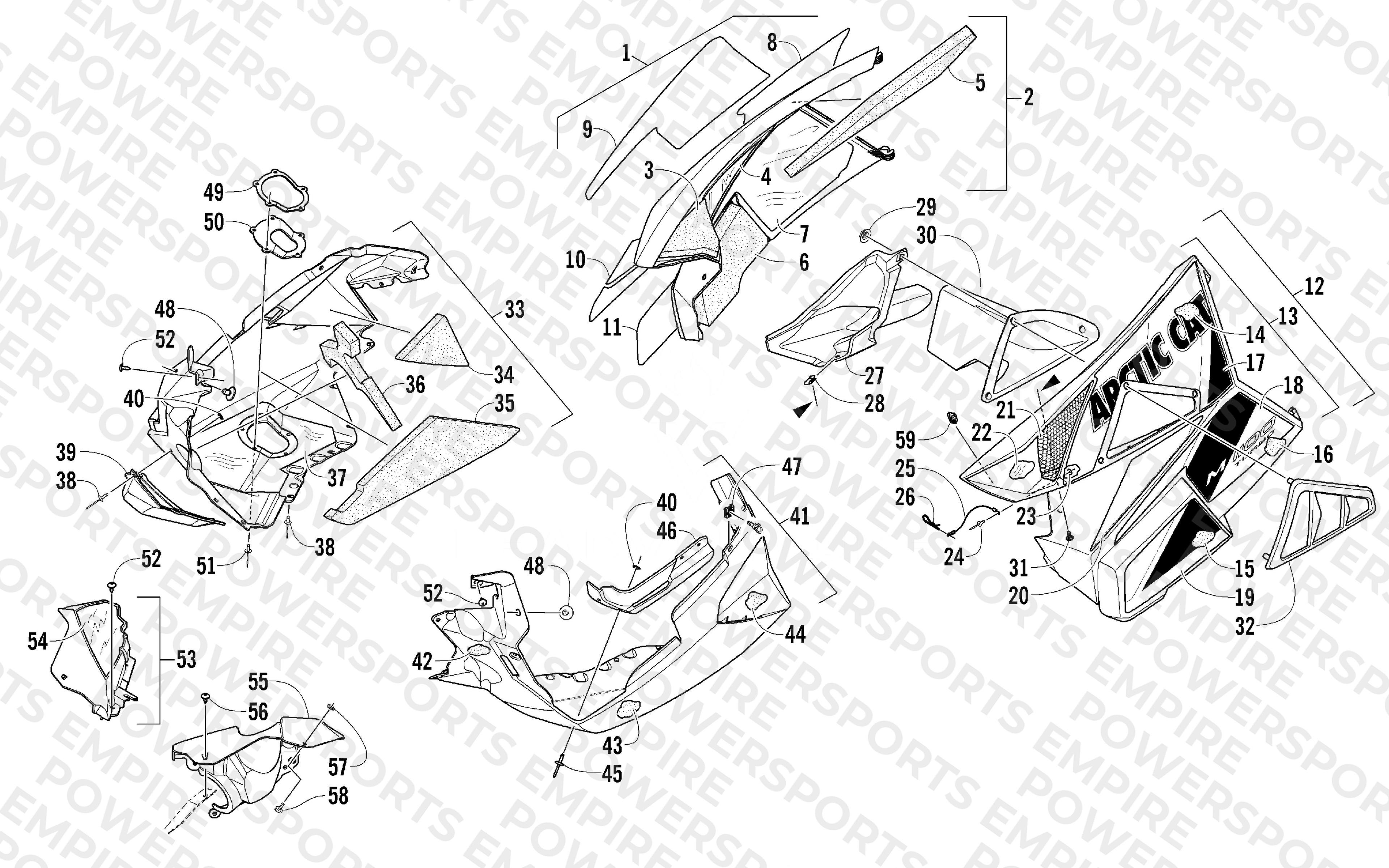 SKID PLATE AND SIDE PANEL ASSEMBLY
