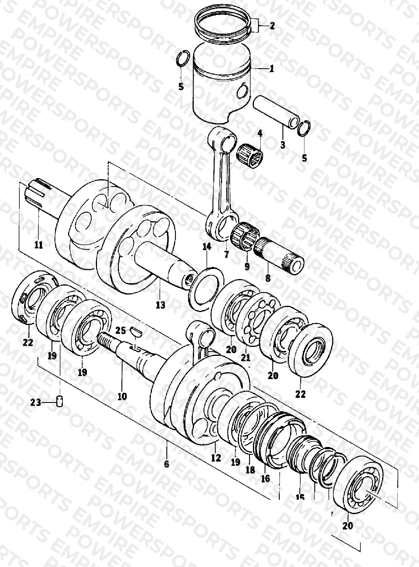 PISTON AND CRANKSHAFT