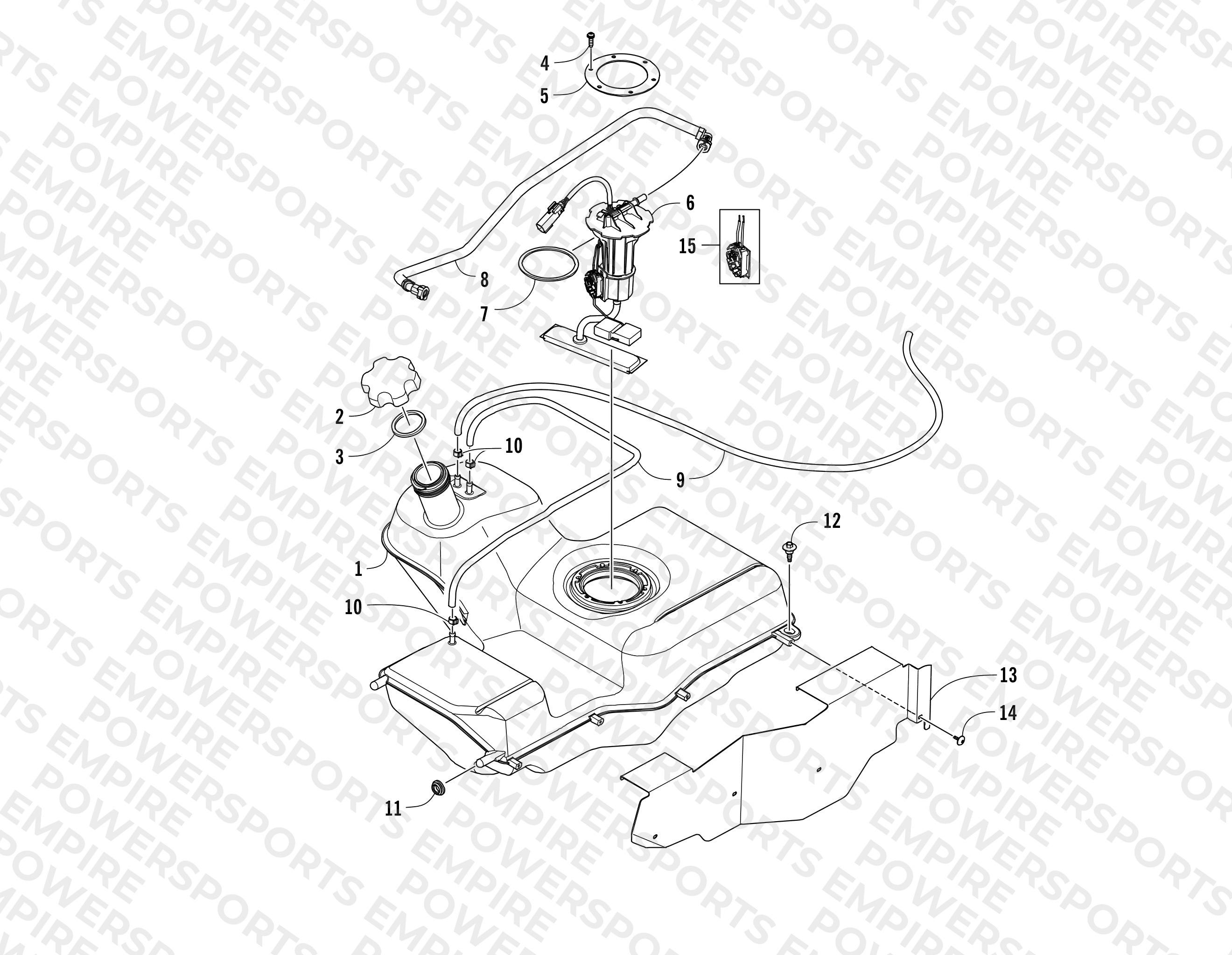GAS TANK ASSEMBLY