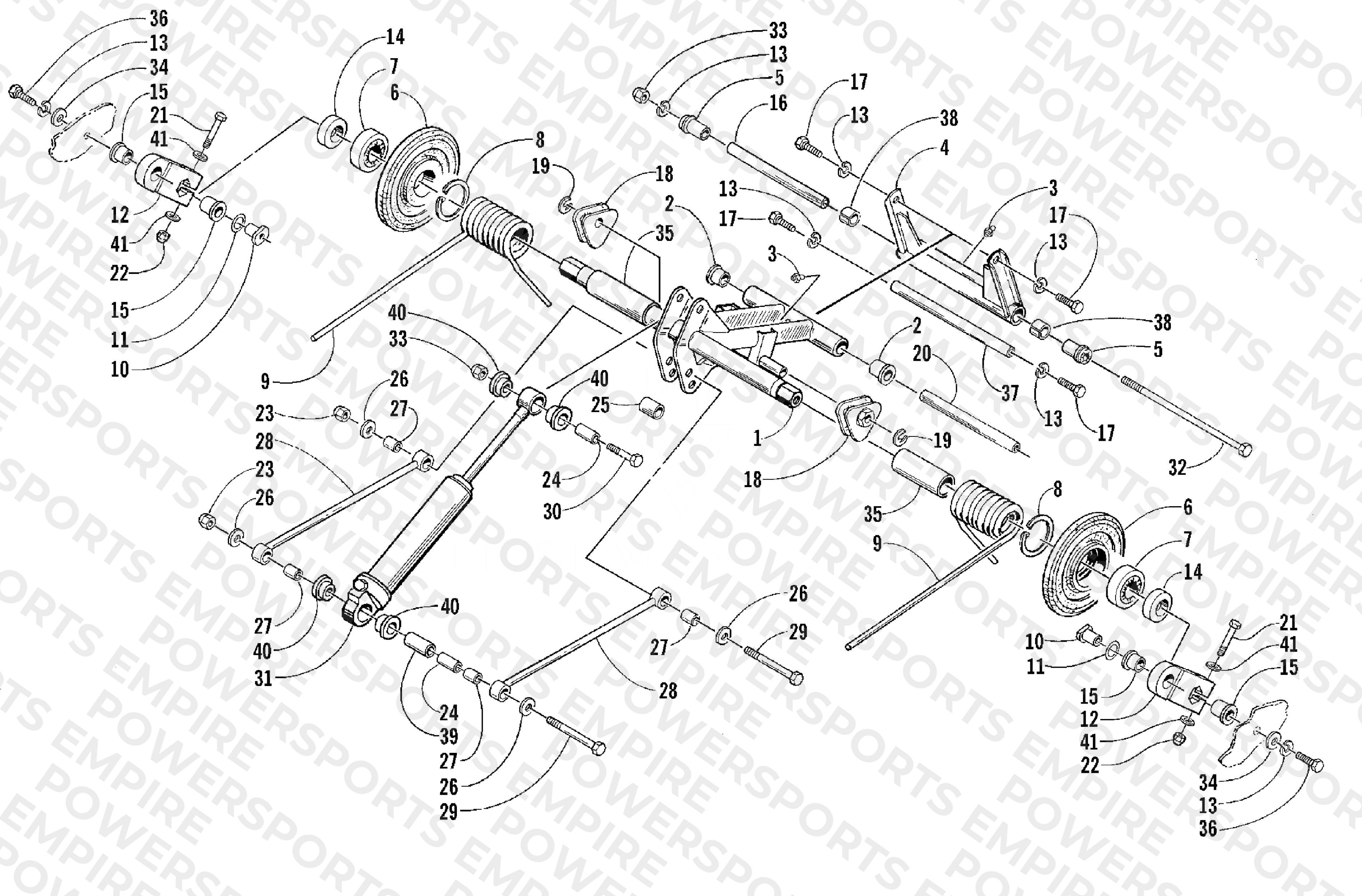 REAR SUSPENSION REAR ARM ASSEMBLY