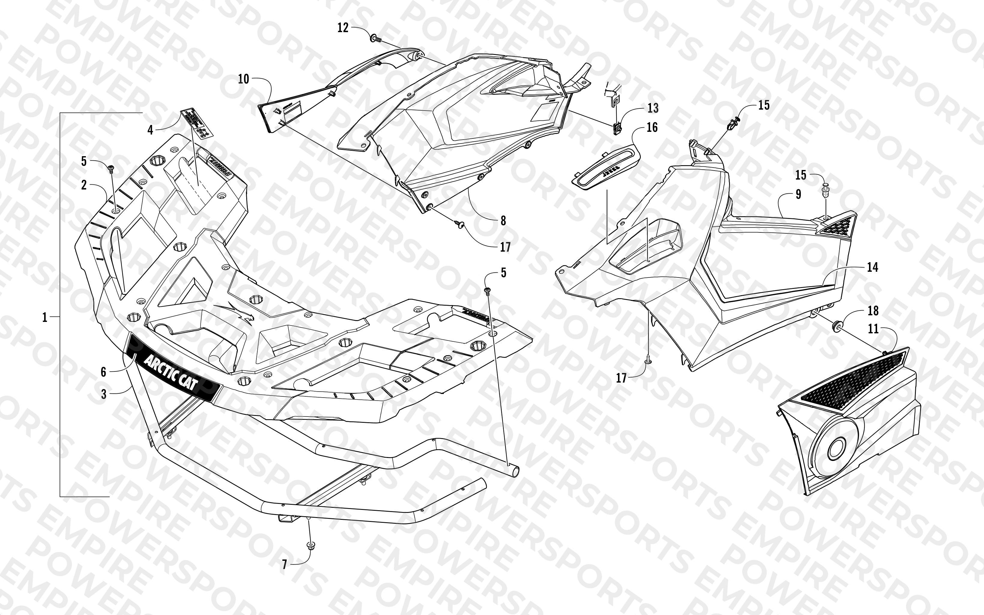 FRONT RACK AND SIDE PANEL ASSEMBLIES
