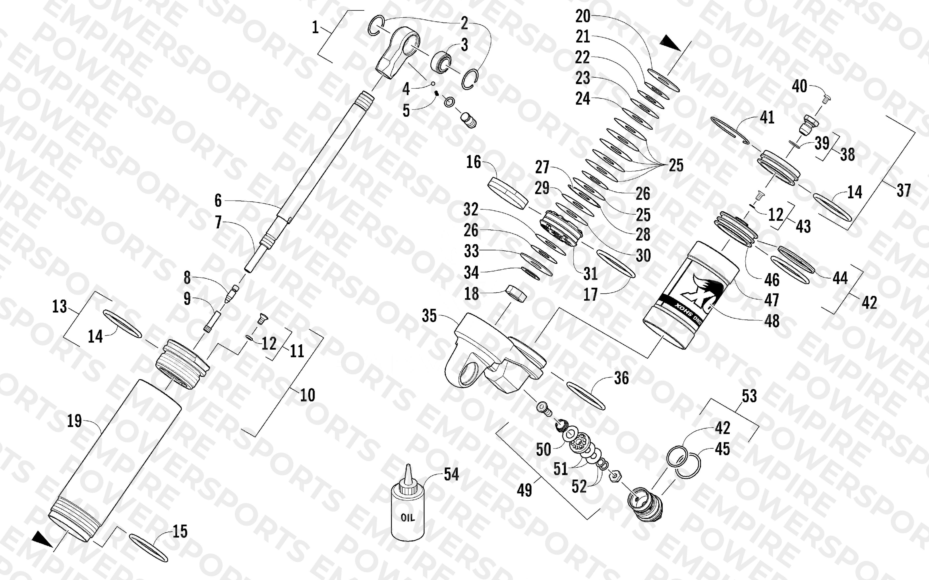 REAR SUSPENSION REAR ARM SHOCK ABSORBER