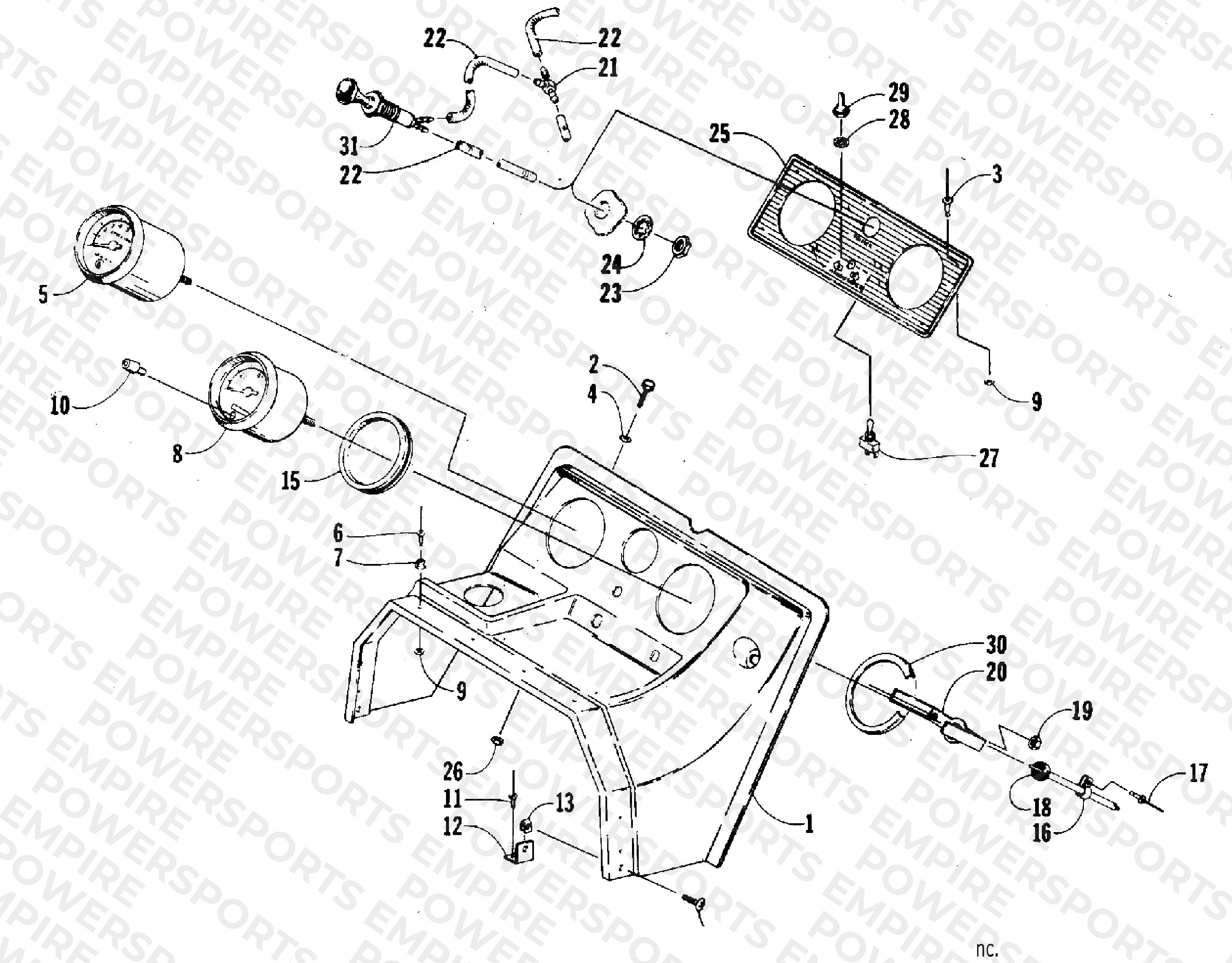 CONSOLE AND INSTRUMENTS