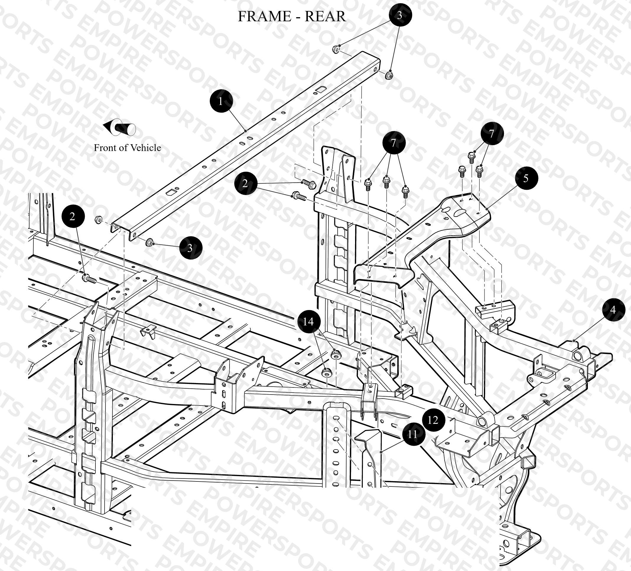 FRAME - REAR