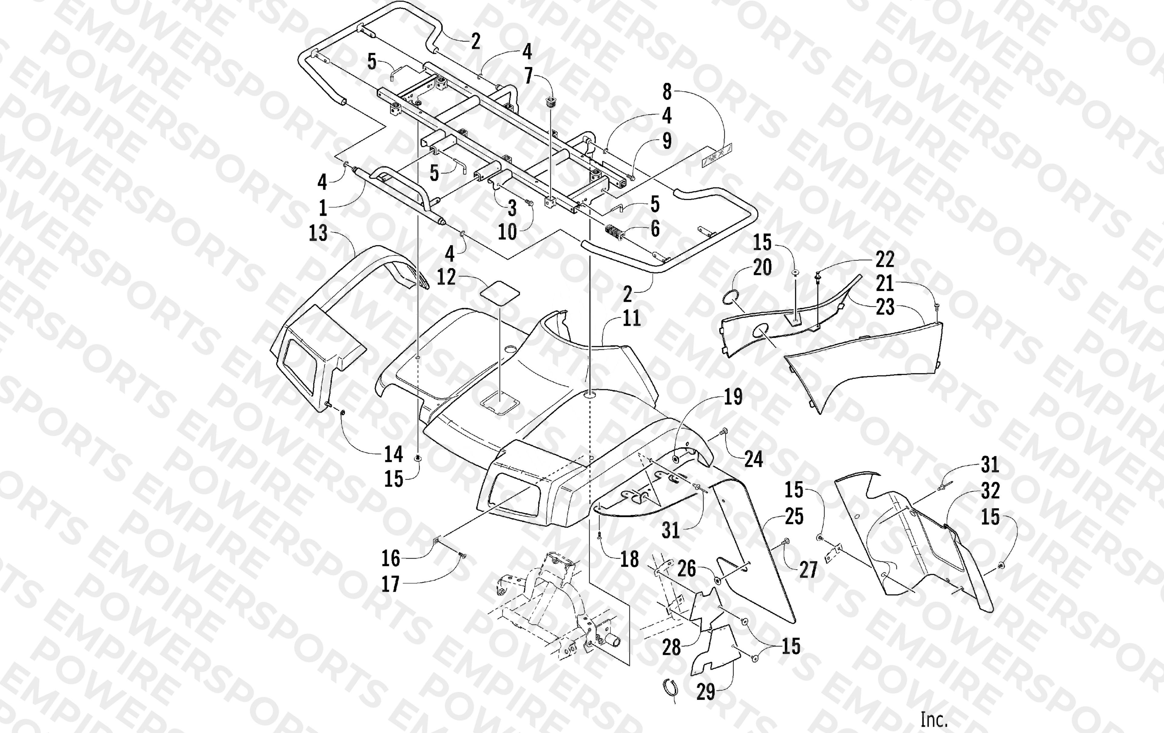 FRONT BODY PANEL ASSEMBLY
