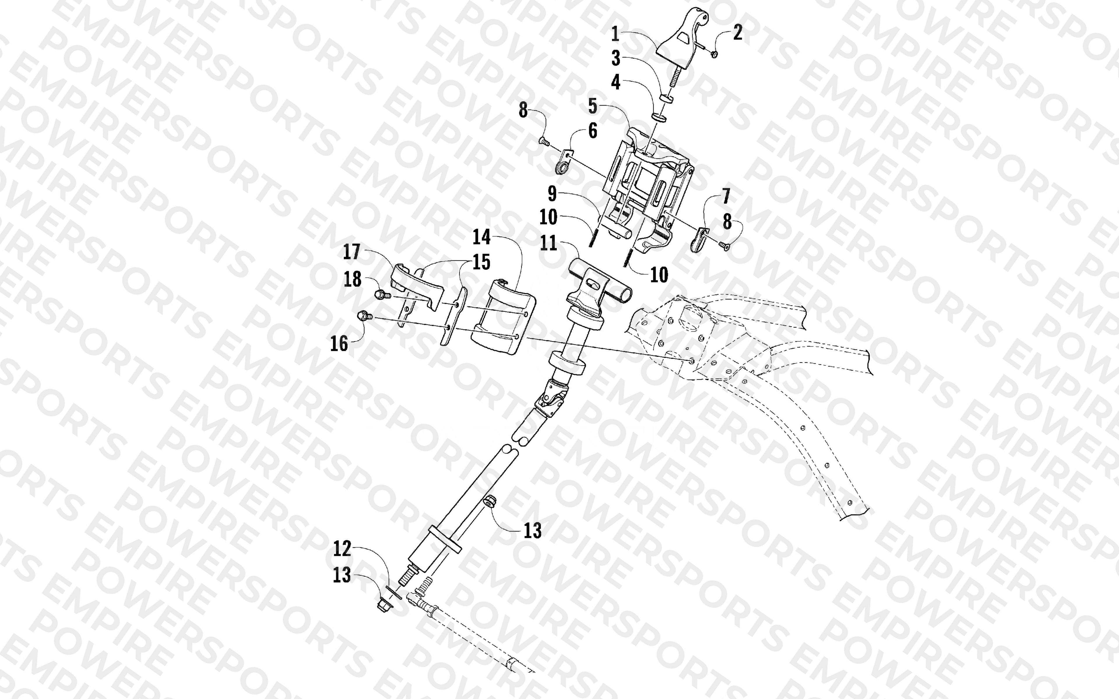 STEERING POST ASSEMBLY