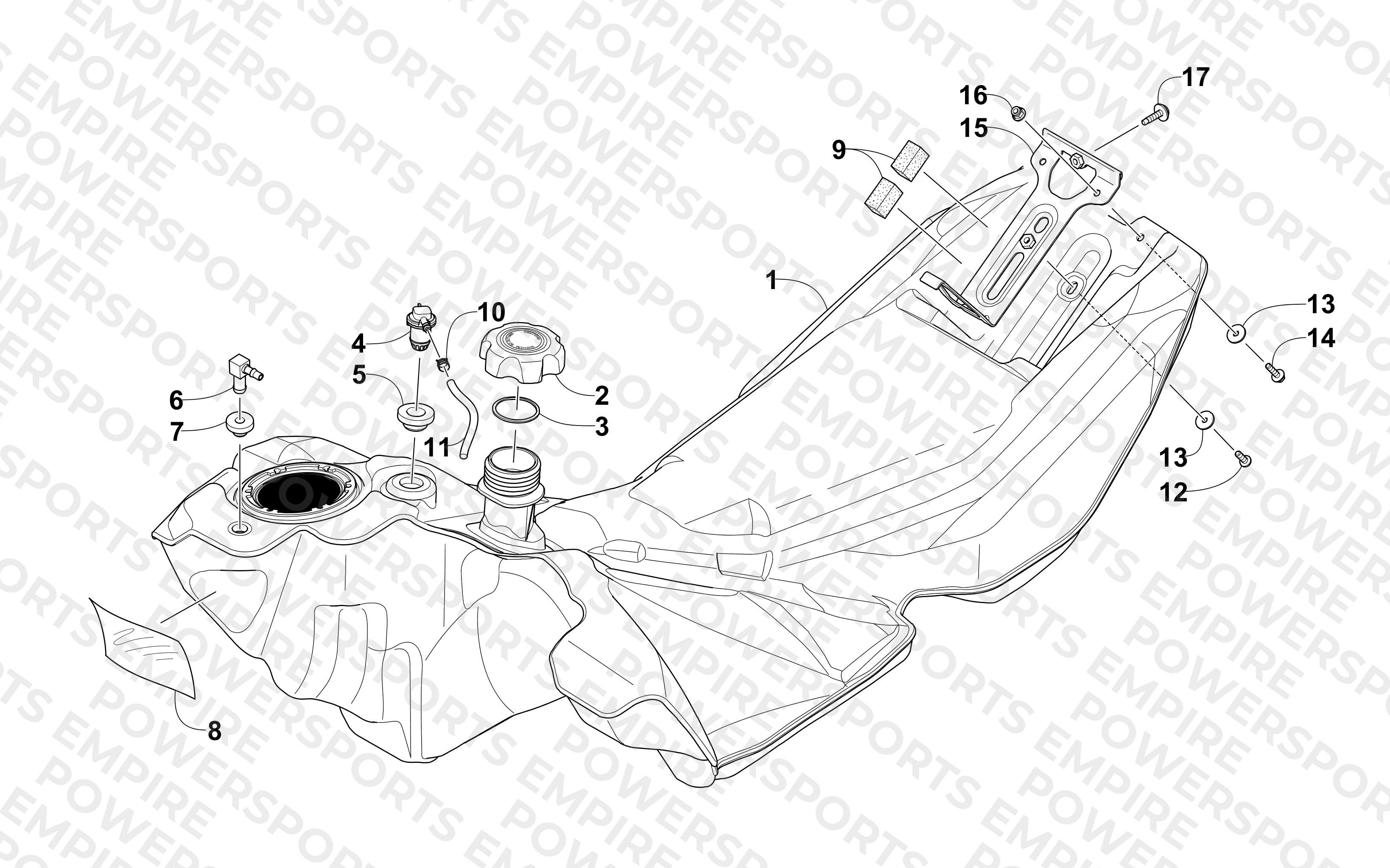 GAS TANK ASSEMBLY