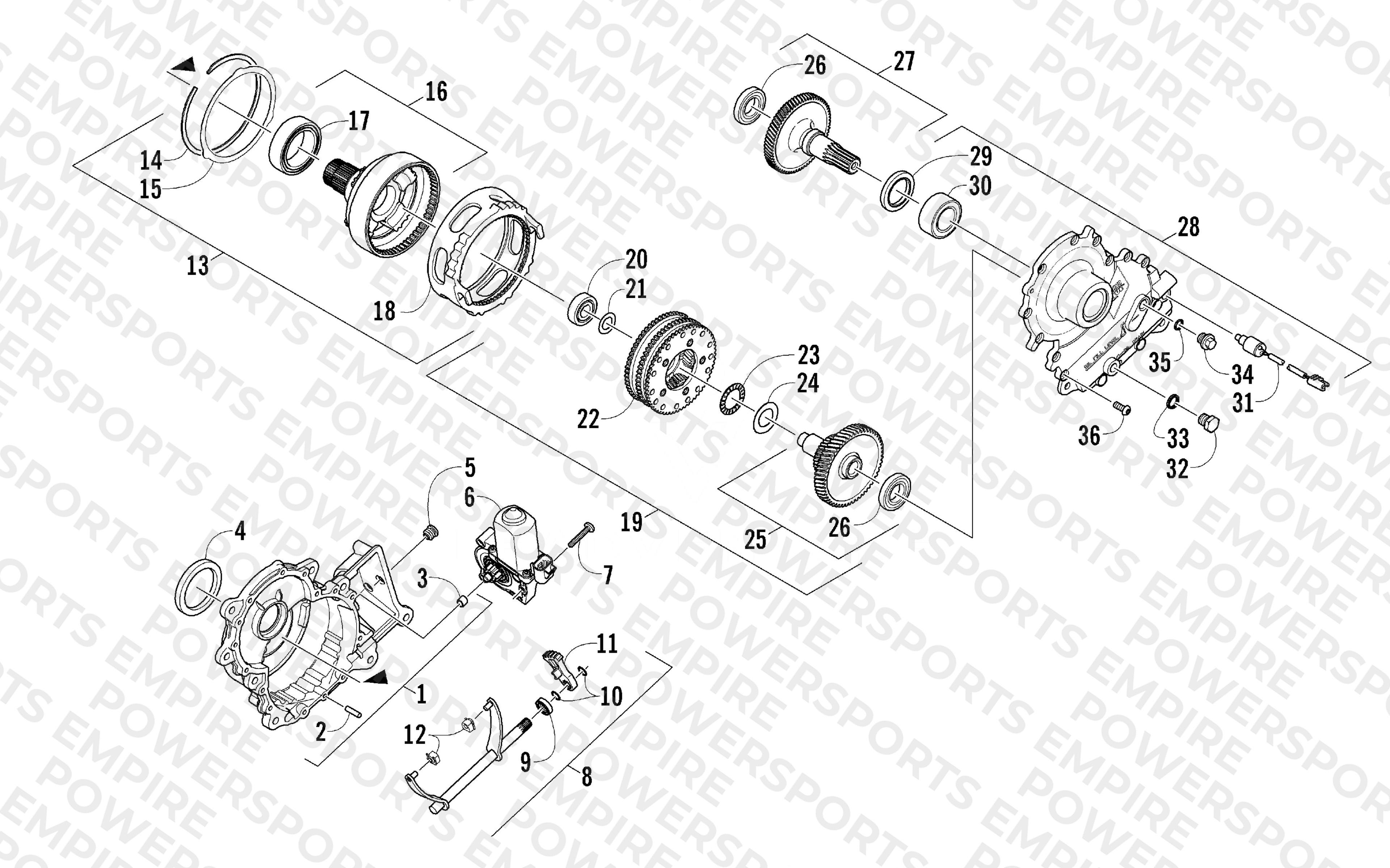 GEARCASE ASSEMBLY