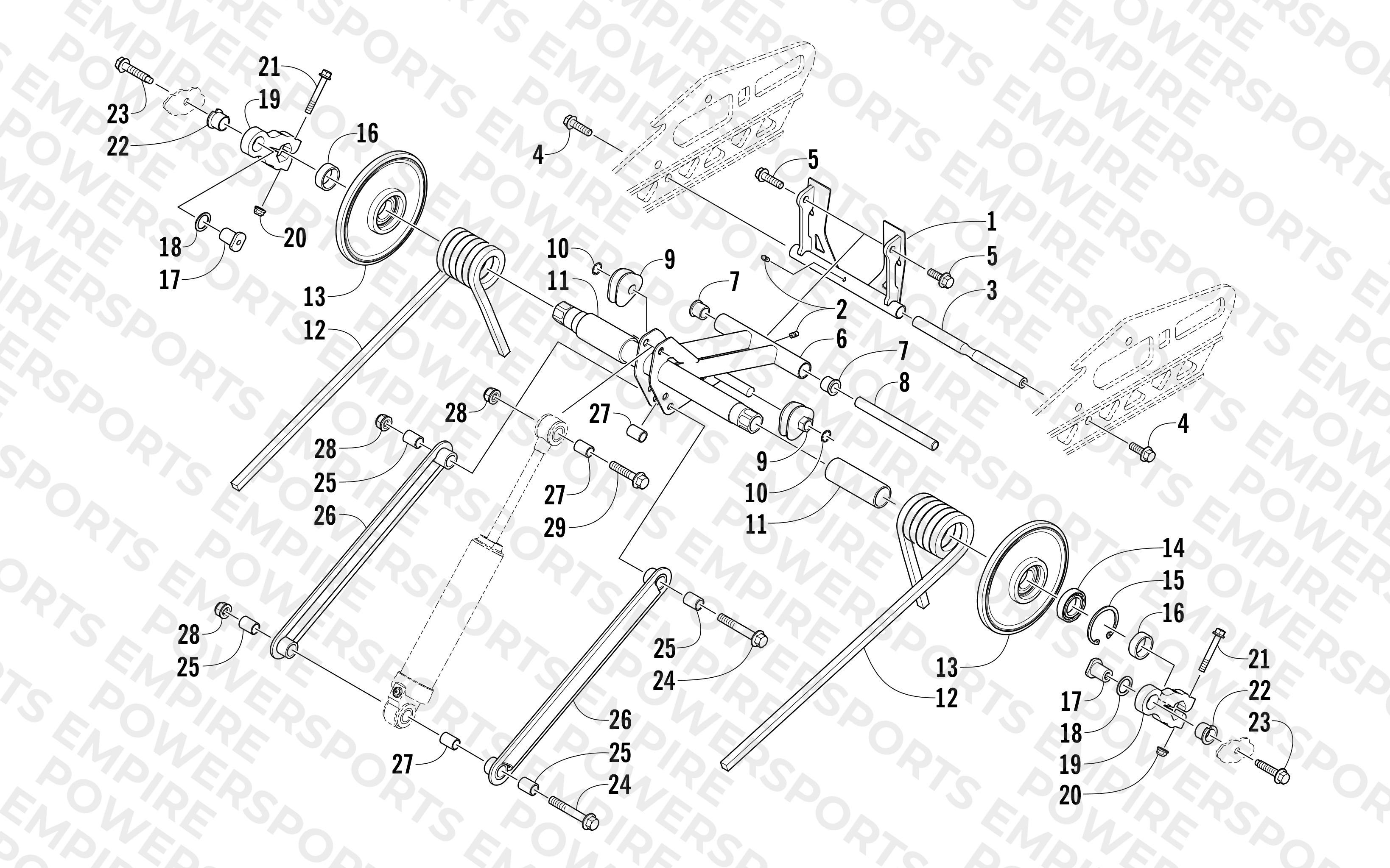 REAR SUSPENSION REAR ARM ASSEMBLY
