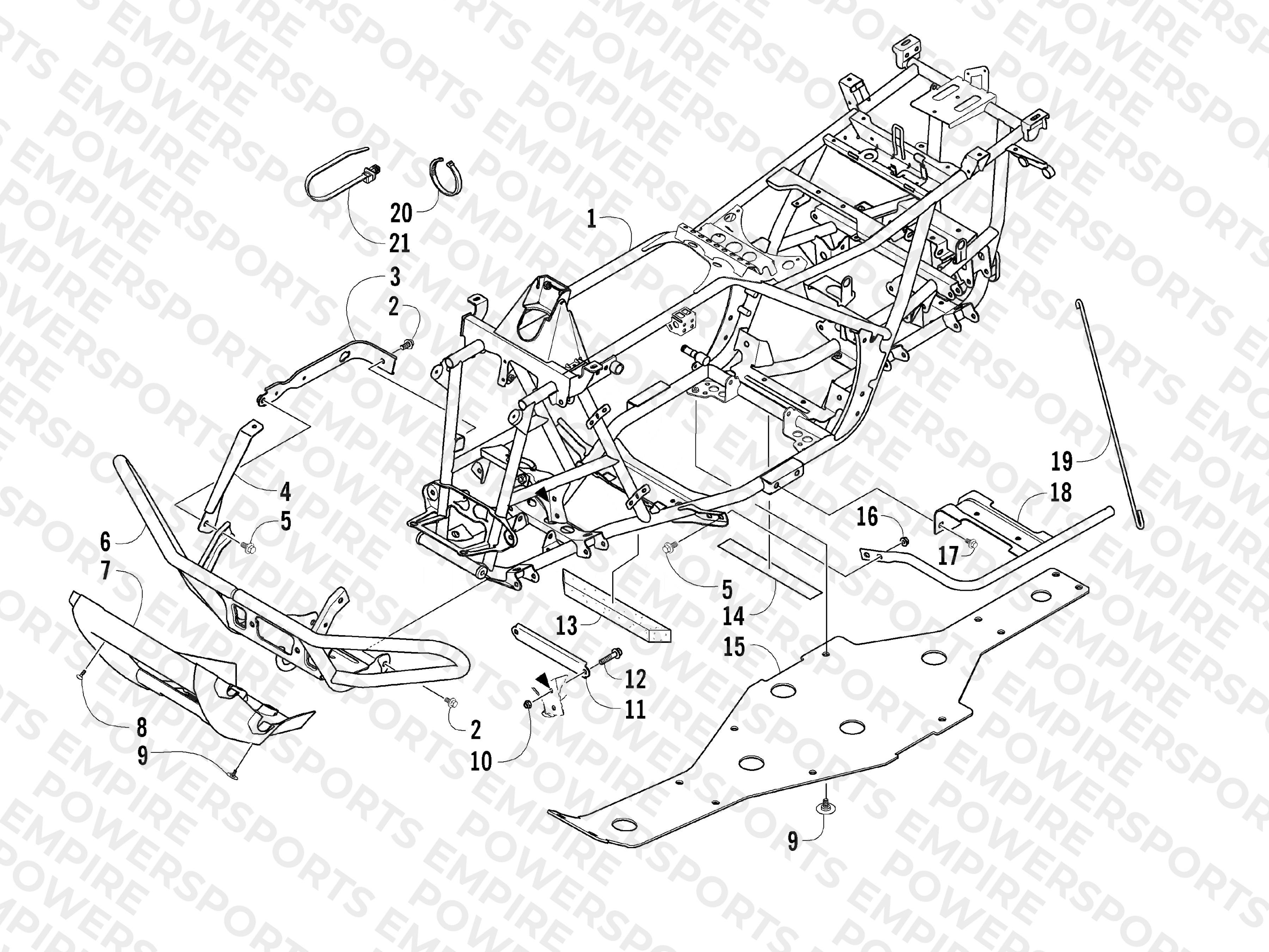 FRAME AND RELATED PARTS