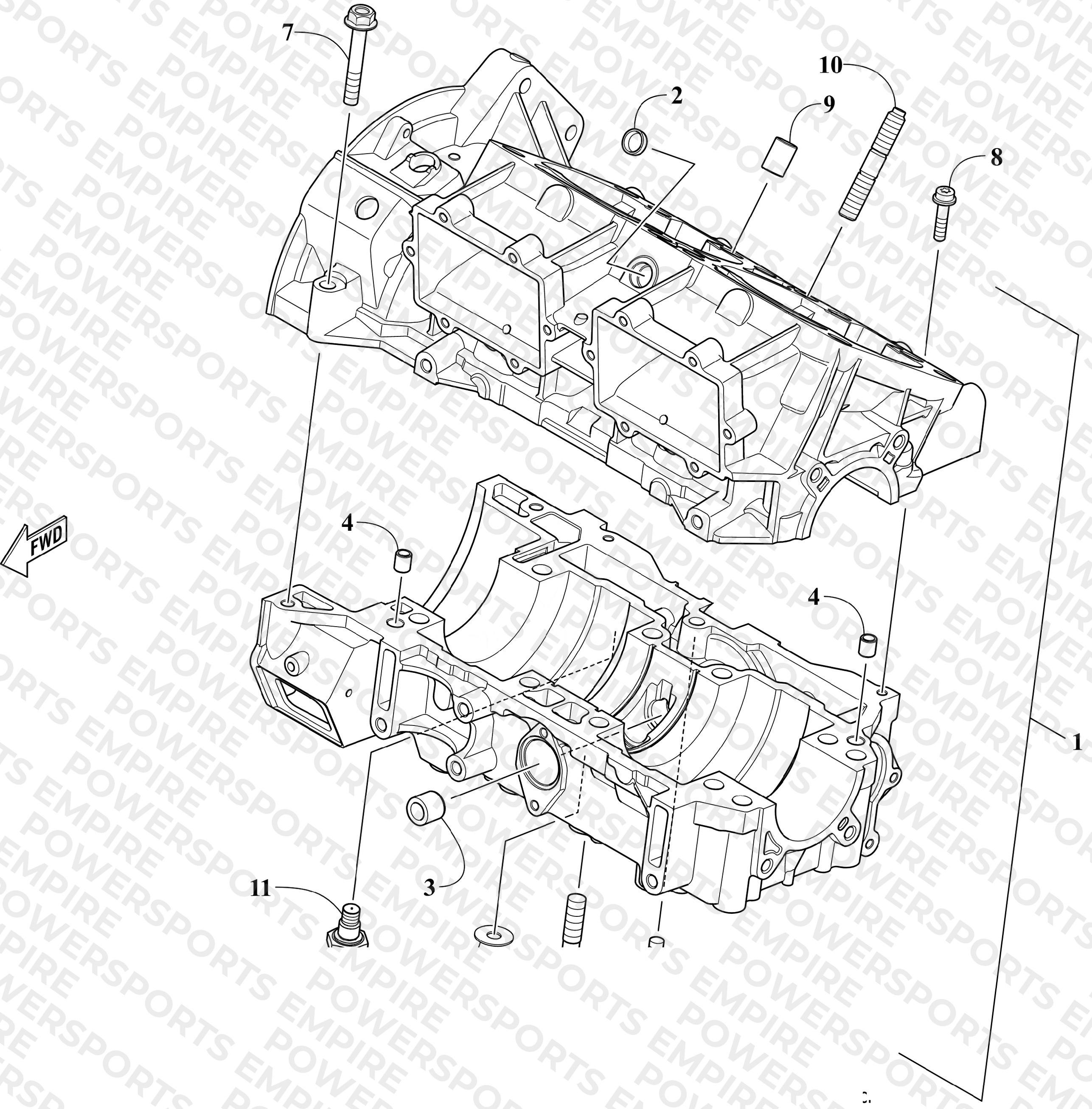 CRANKCASE ASSEMBLY