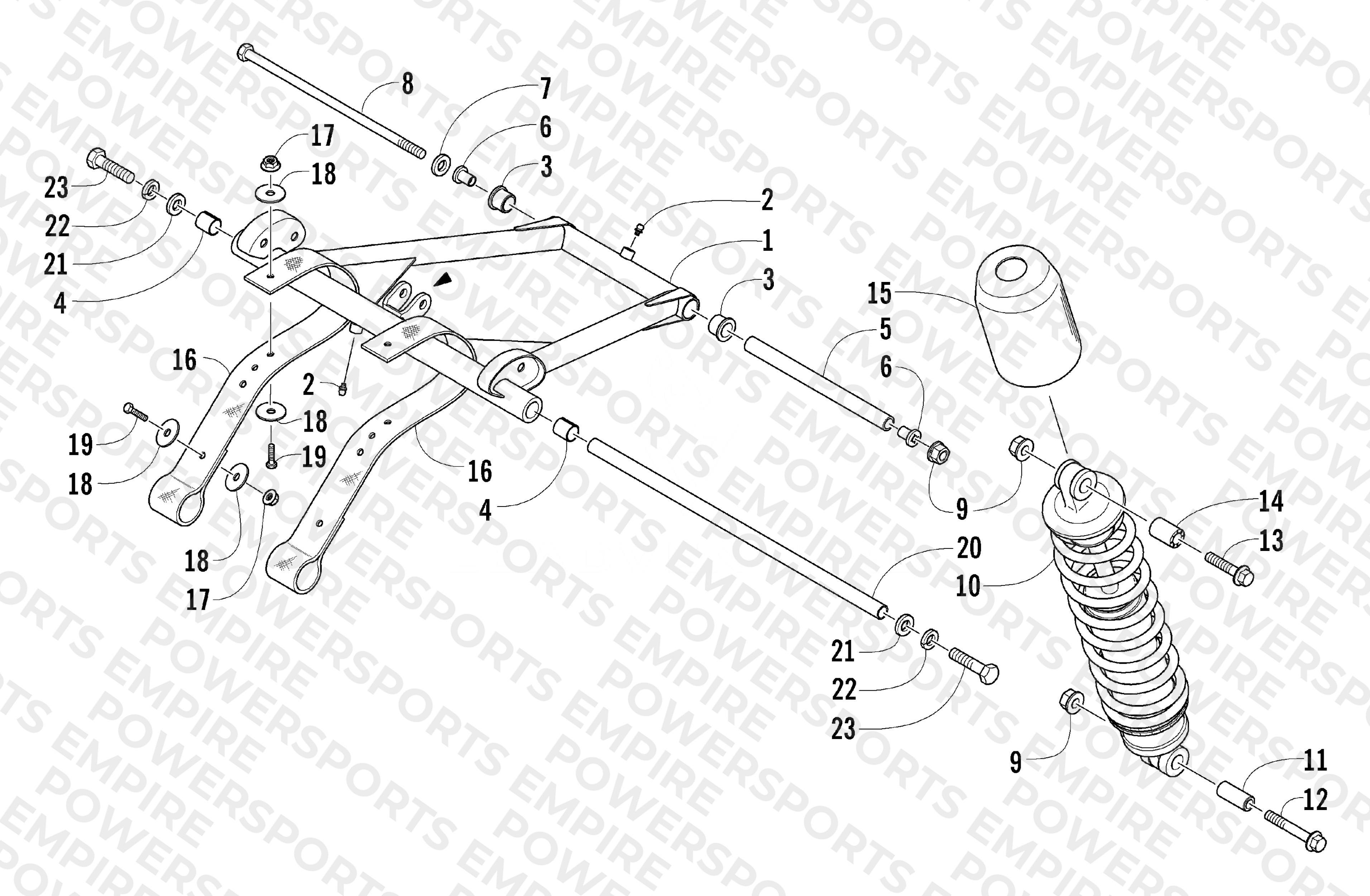 REAR SUSPENSION FRONT ARM ASSEMBLY