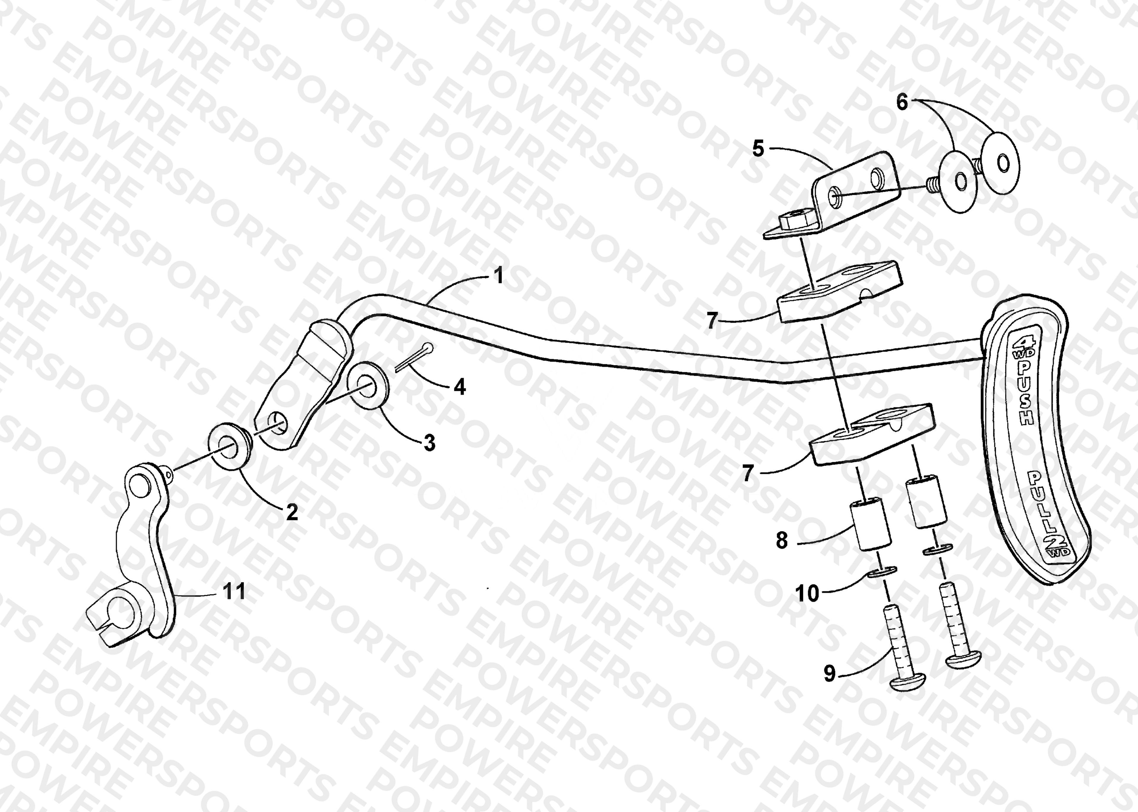 FRONT SHIFT LINKAGE ASSEMBLY