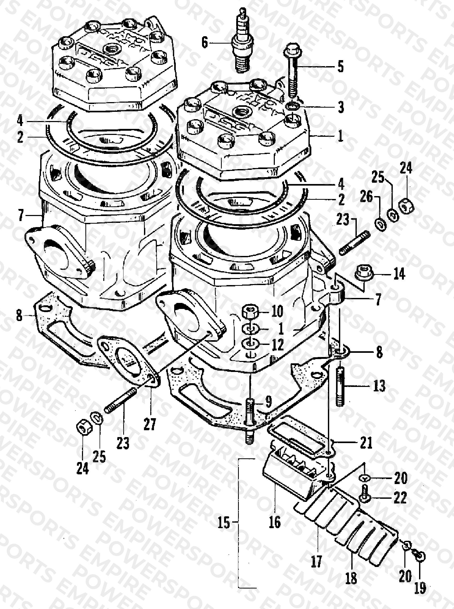 CYLINDER AND HEAD ASSEMBLY