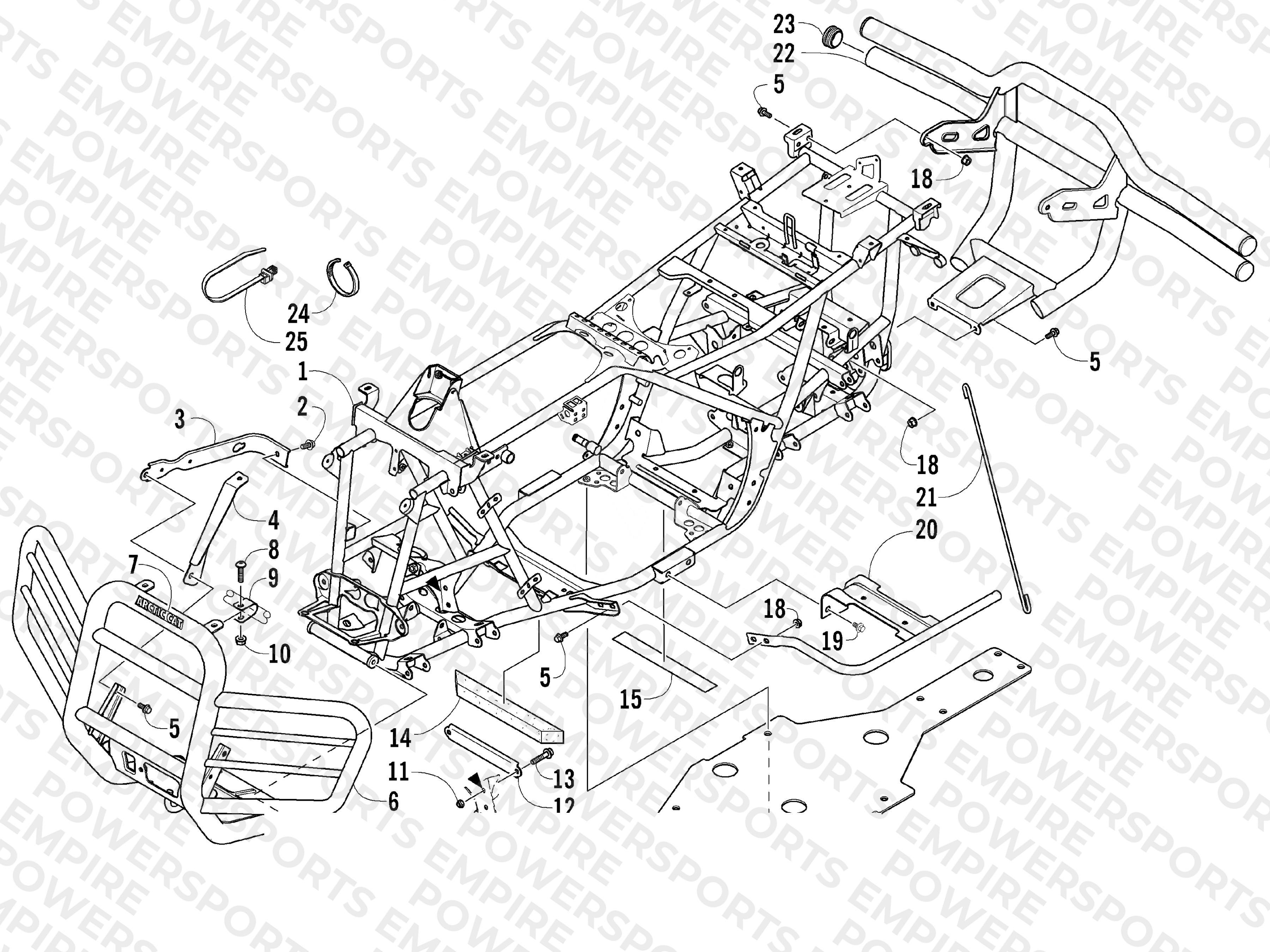 FRAME AND RELATED PARTS