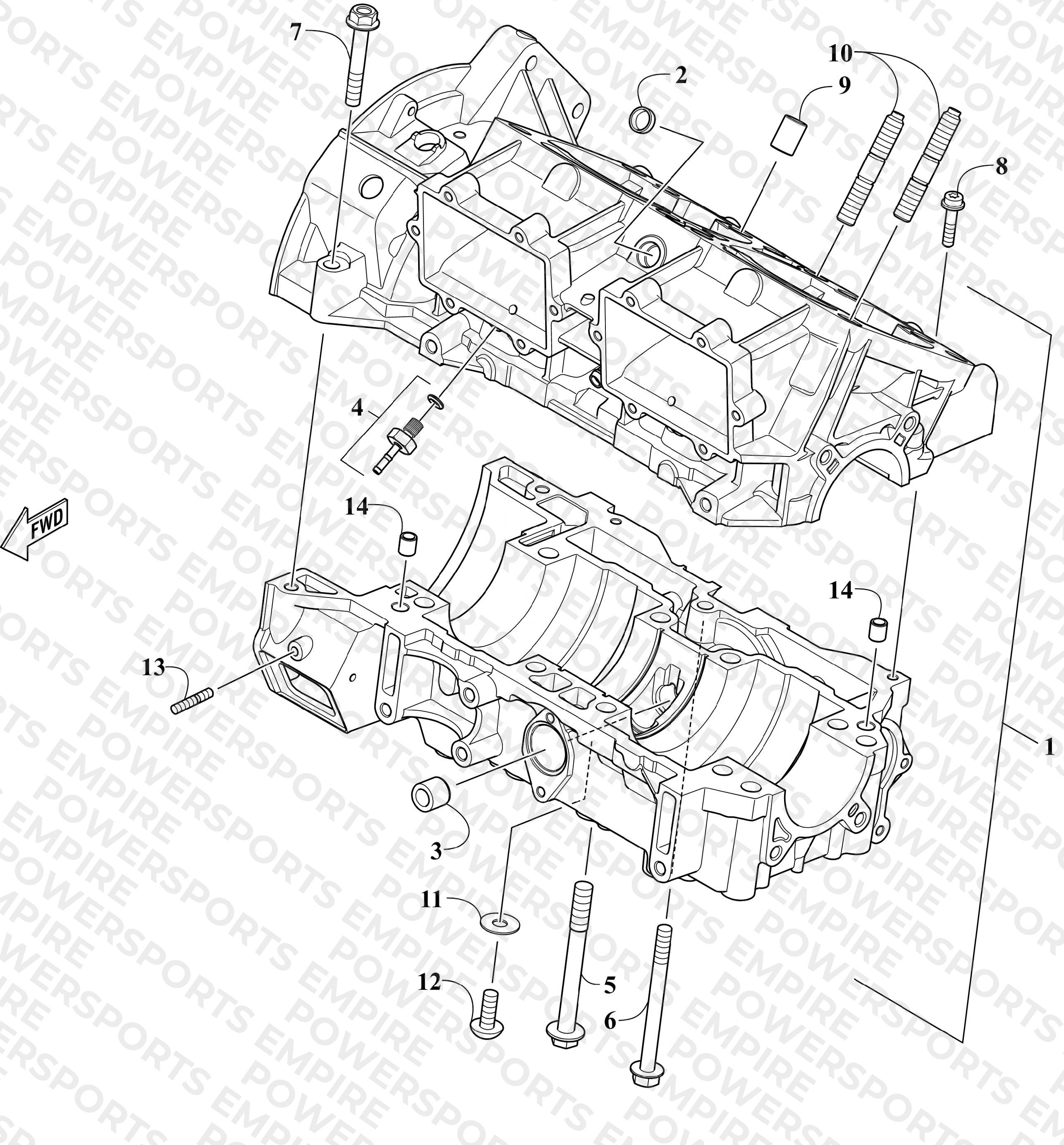 CRANKCASE ASSEMBLY