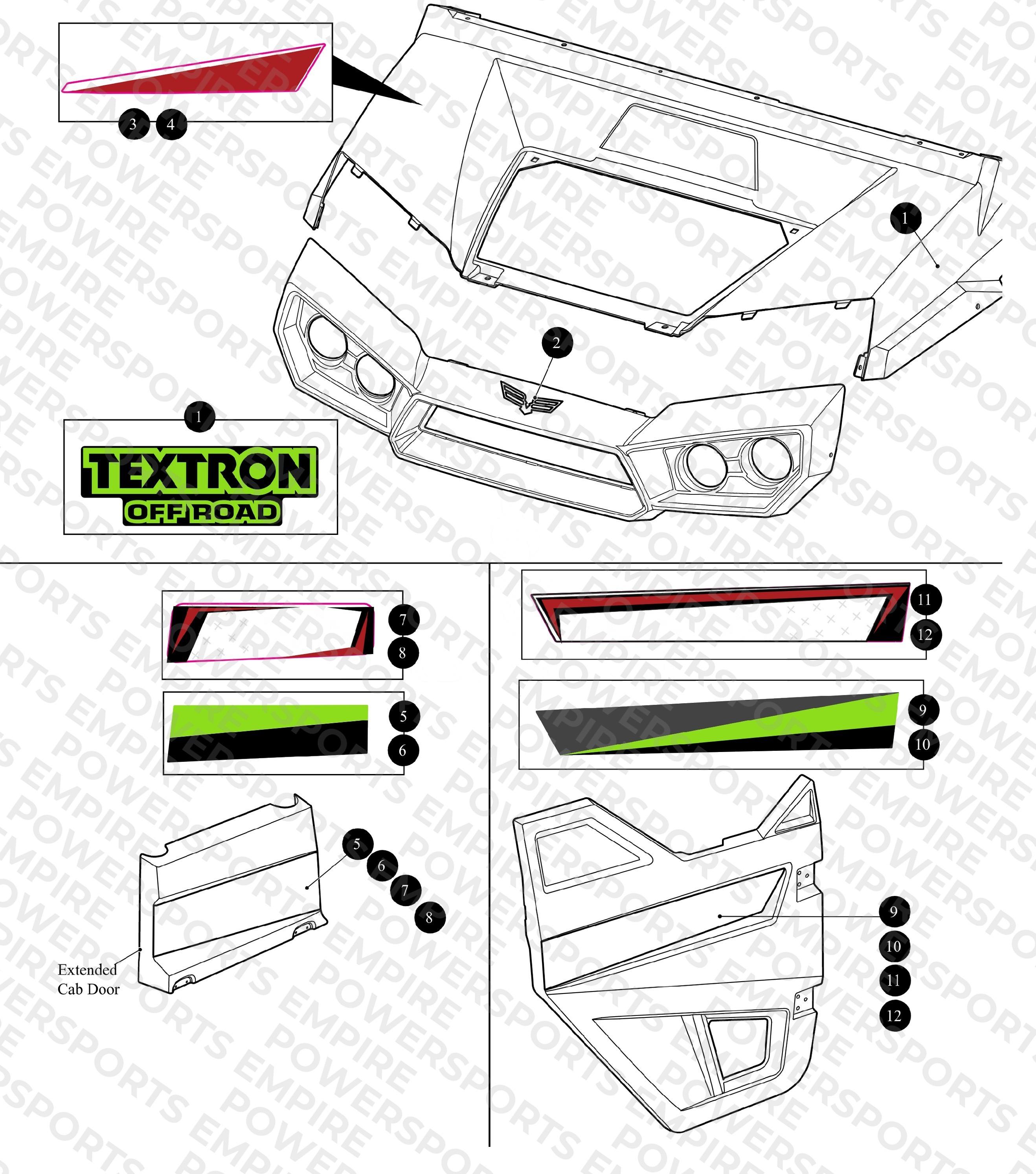 HOODDOOR DECALS