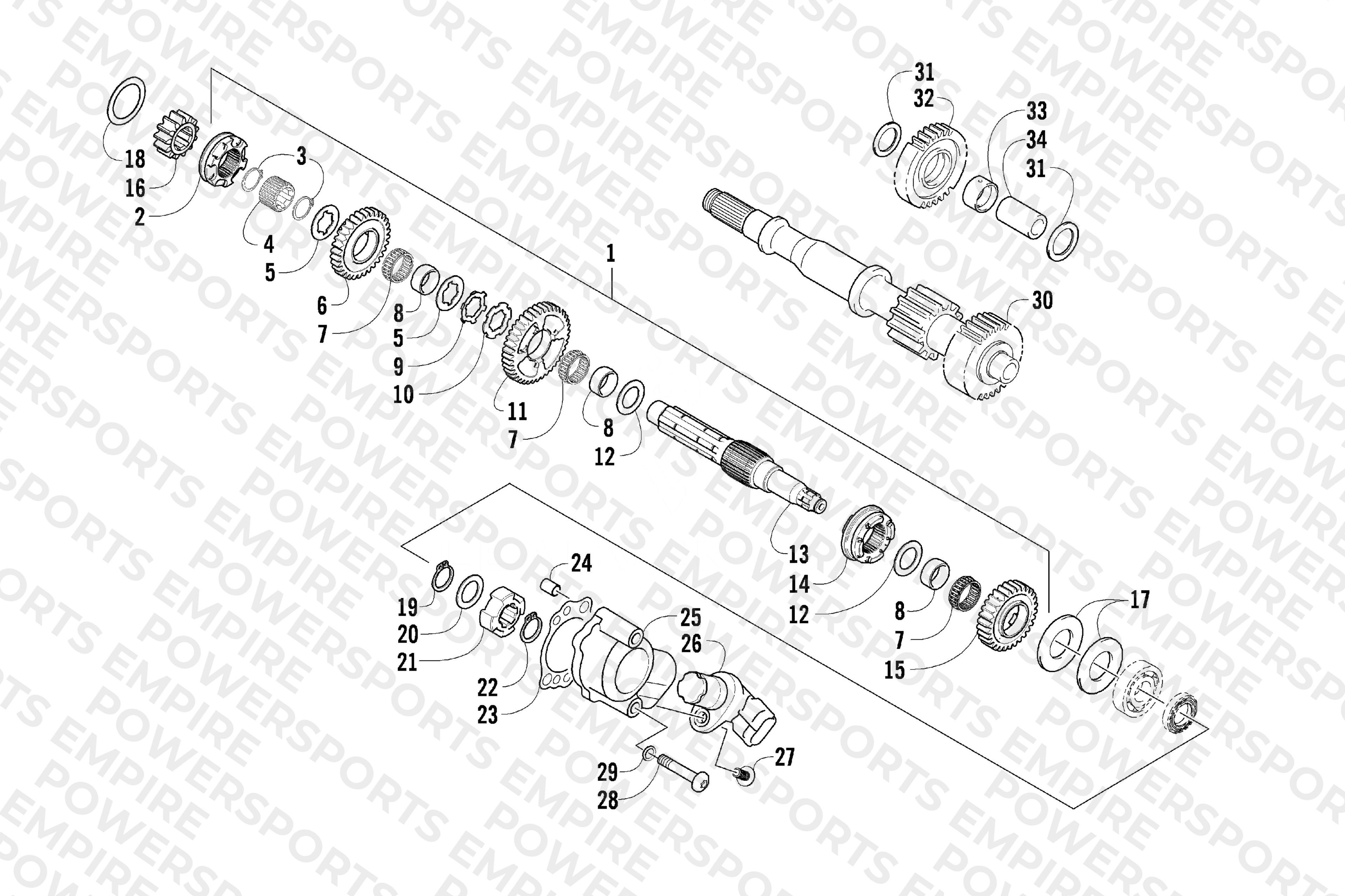 SECONDARY TRANSMISSION ASSEMBLY