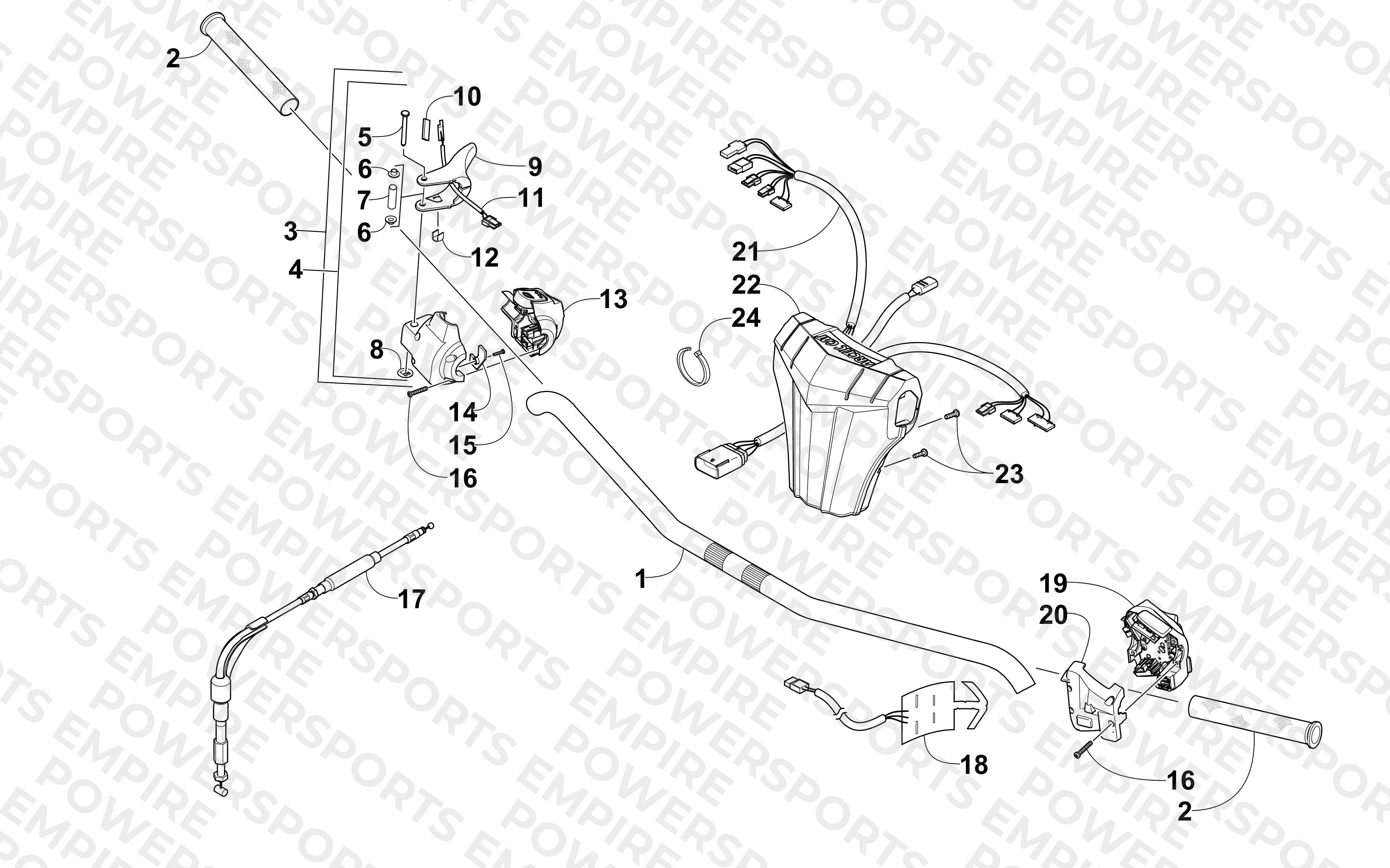 HANDLEBAR AND CONTROLS