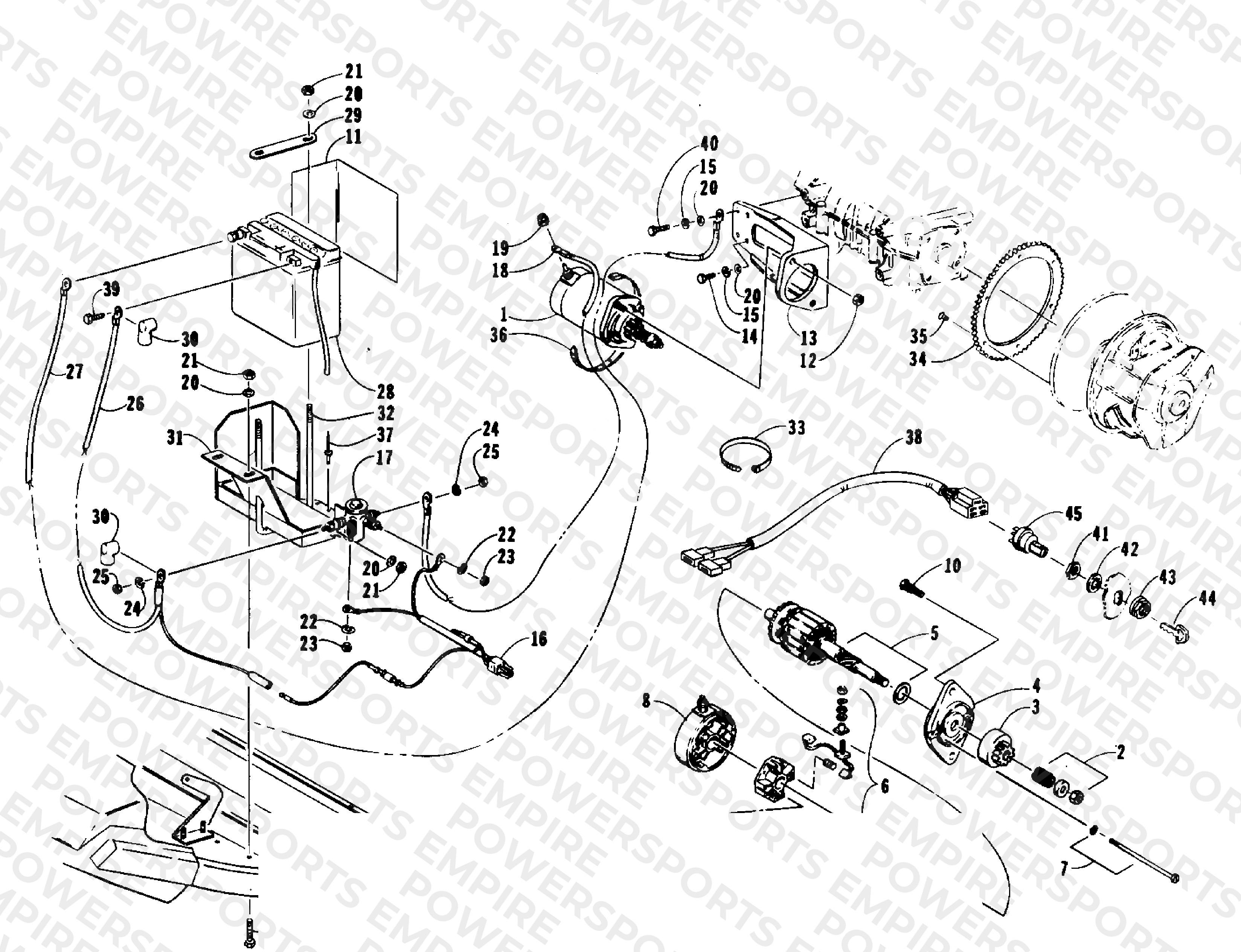 ELECTRIC START ASSEMBLY