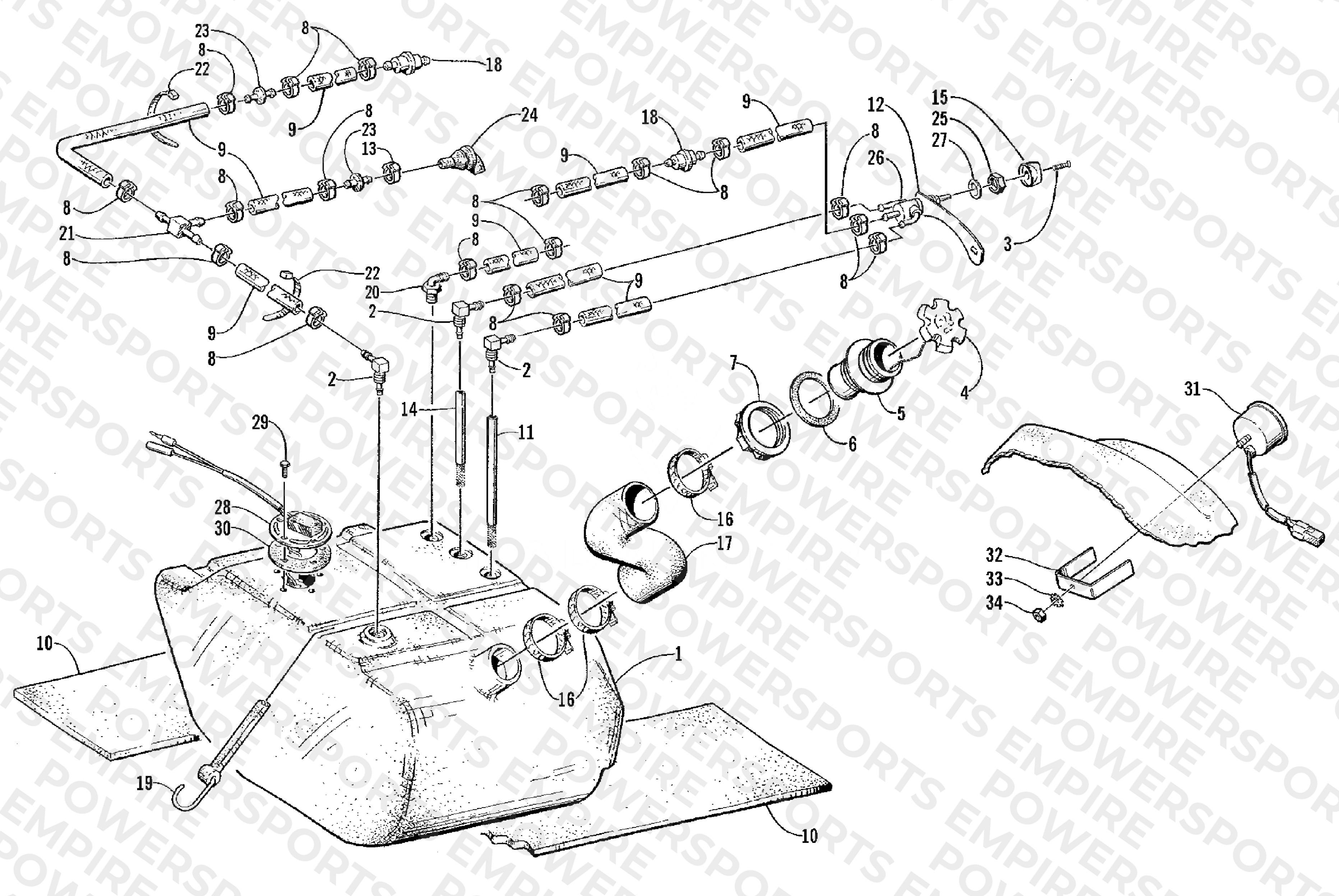 GAS TANK ASSEMBLY