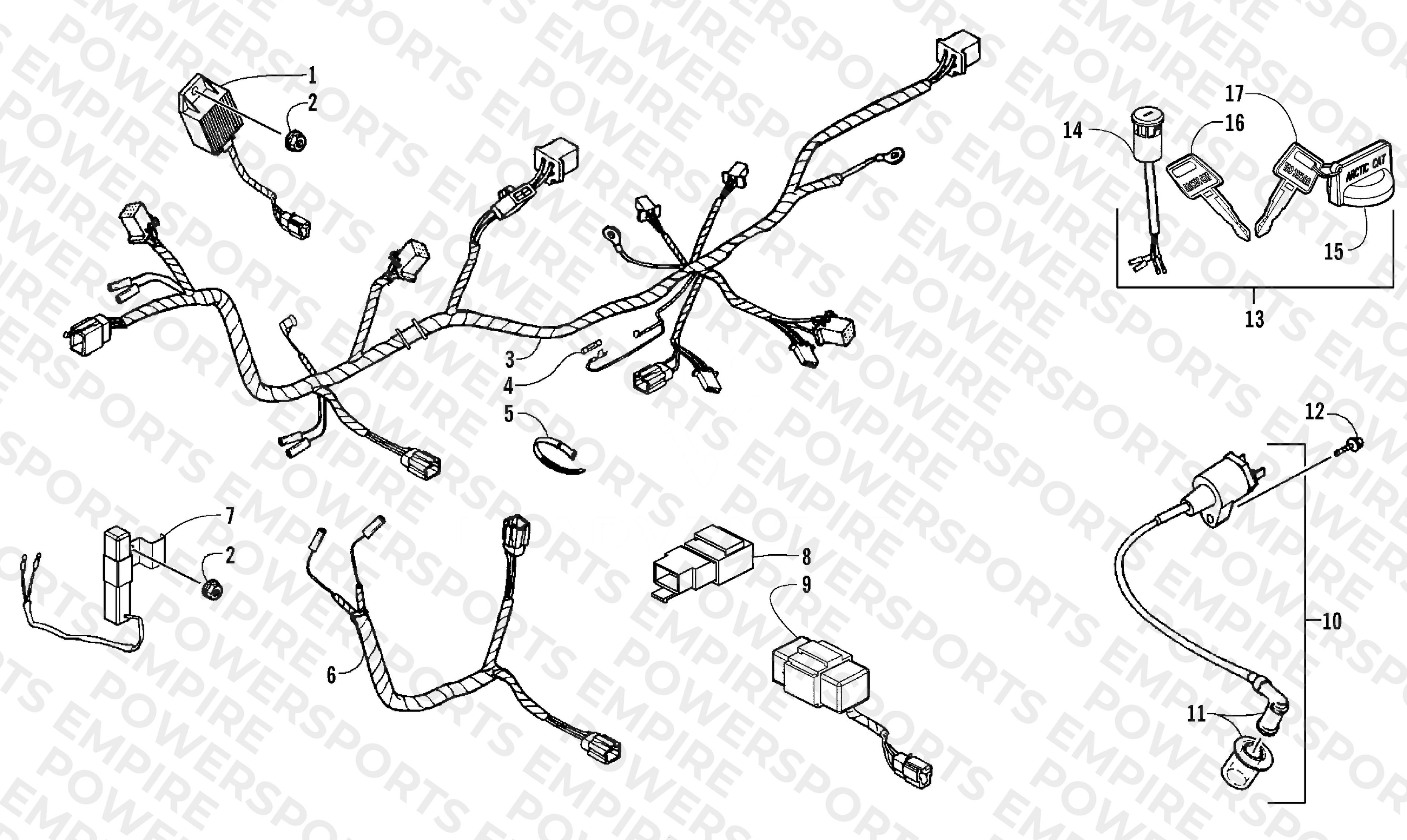 ELECTRICAL AND WIRING HARNESS ASSEMBLY