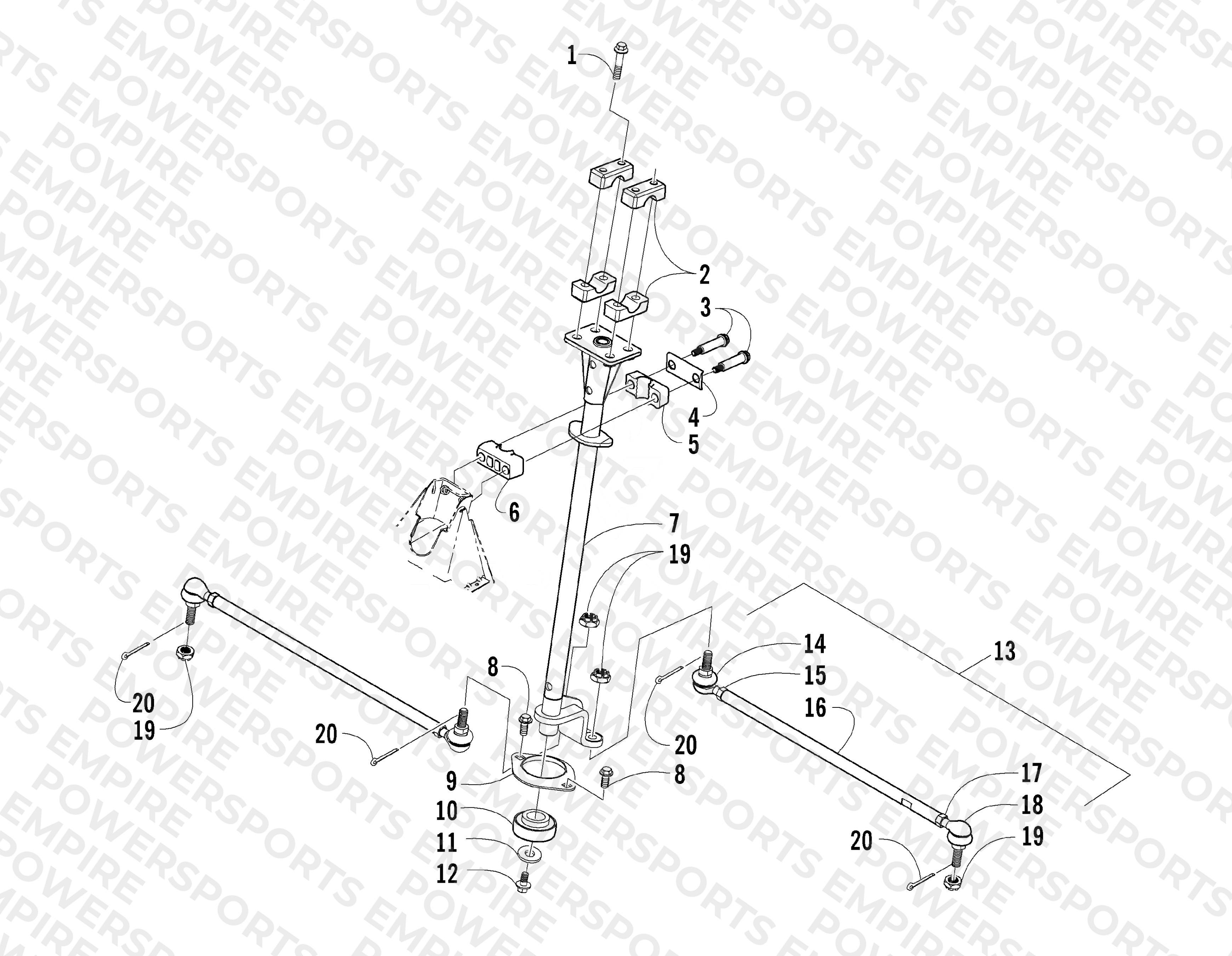 STEERING POST ASSEMBLY