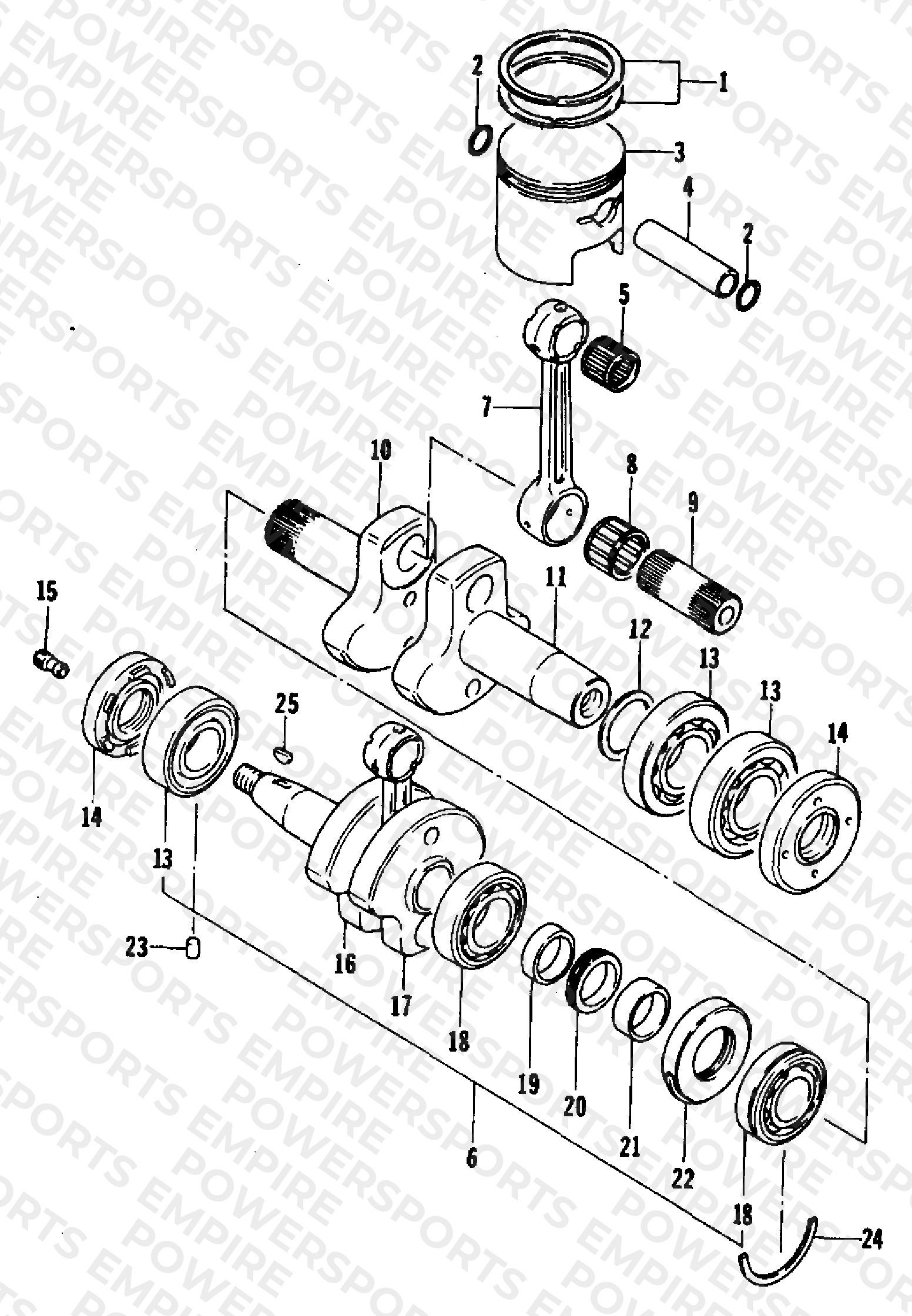 PISTON AND CRANKSHAFT