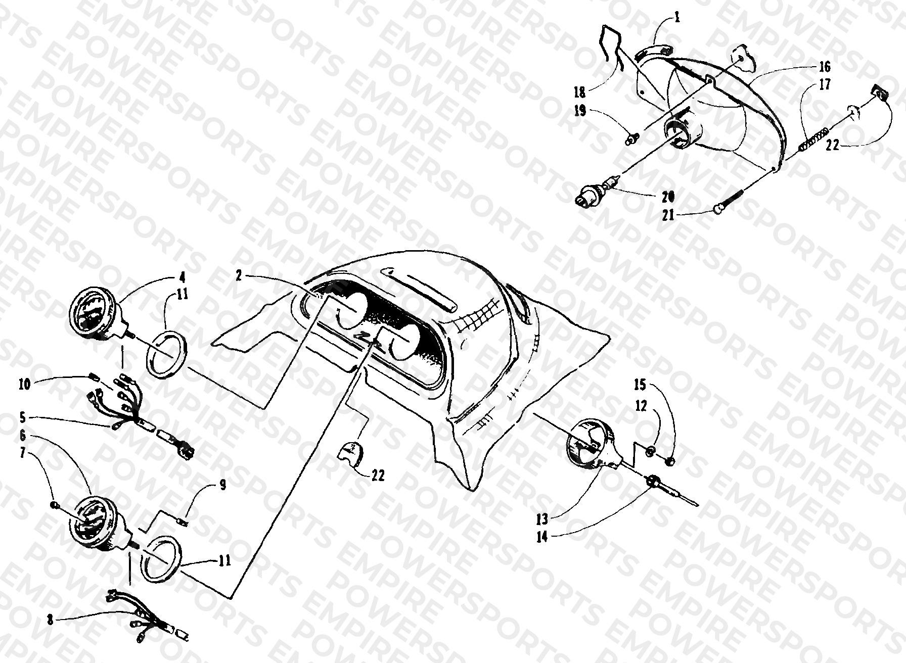 HEADLIGHT AND INSTRUMENTS