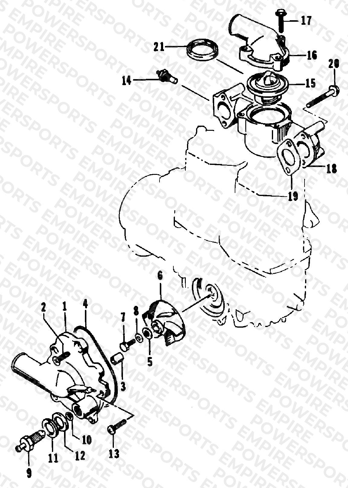WATER PUMP/WATER MANIFOLD