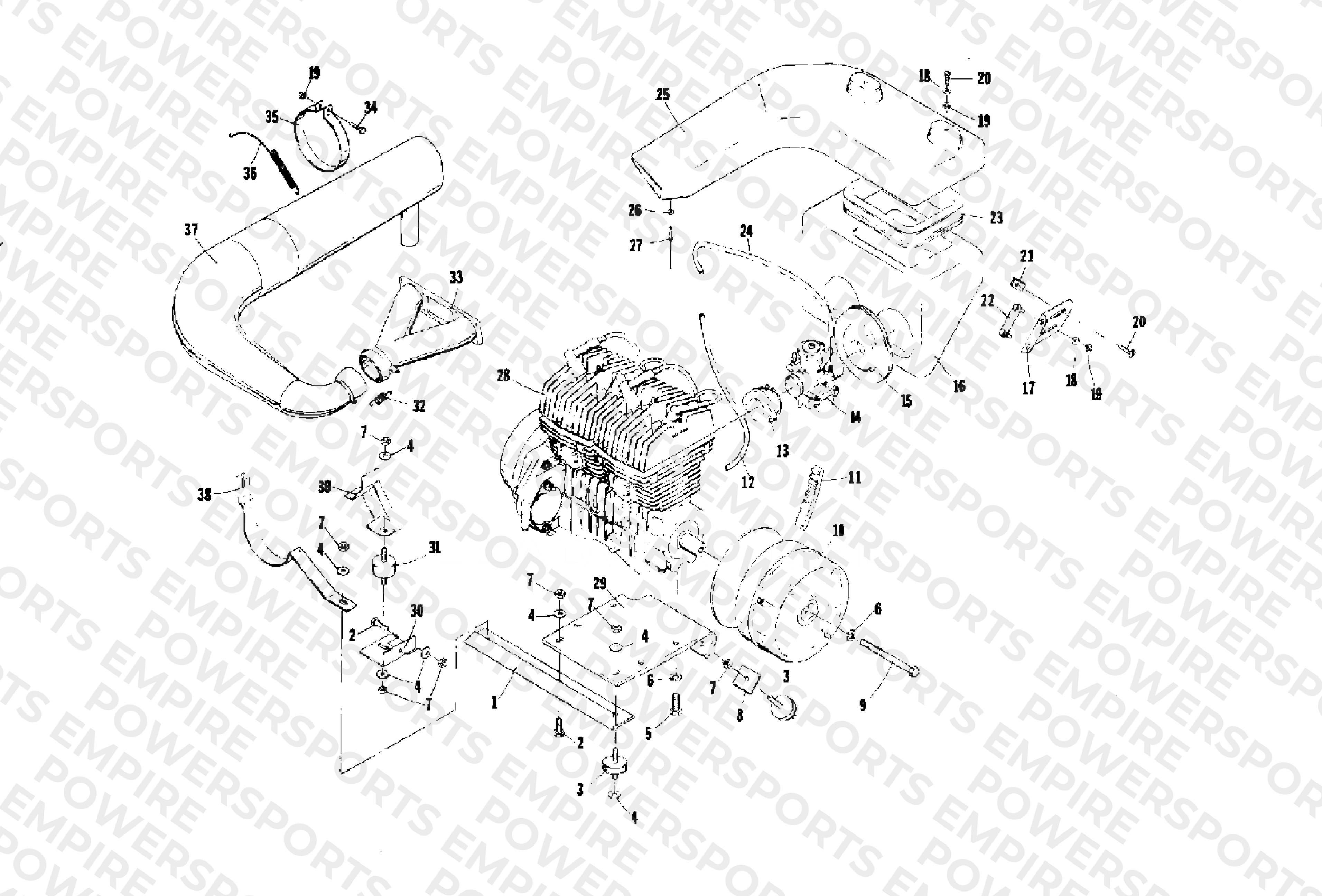 ENGINE MOUNTING PARTS