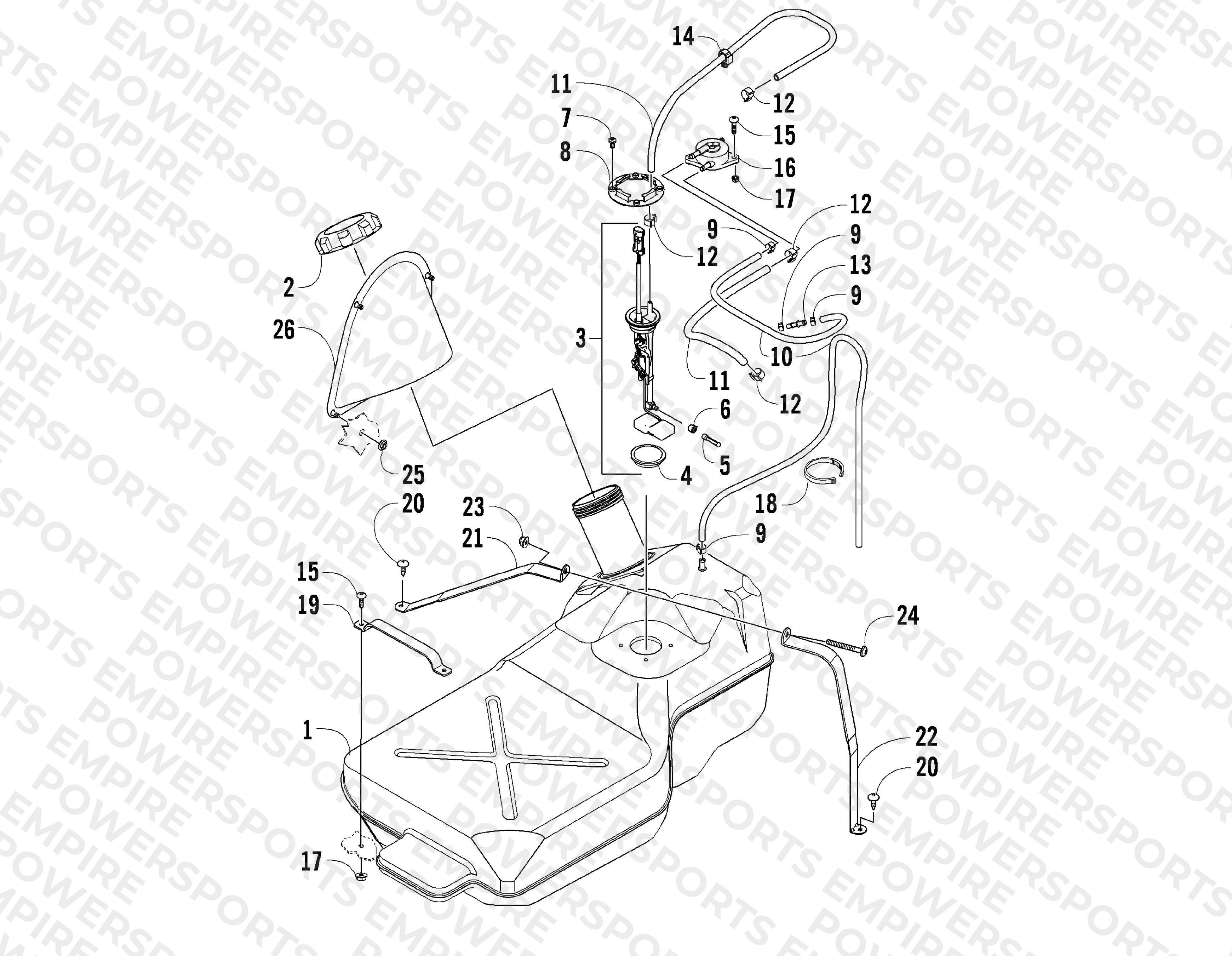 GAS TANK ASSEMBLY
